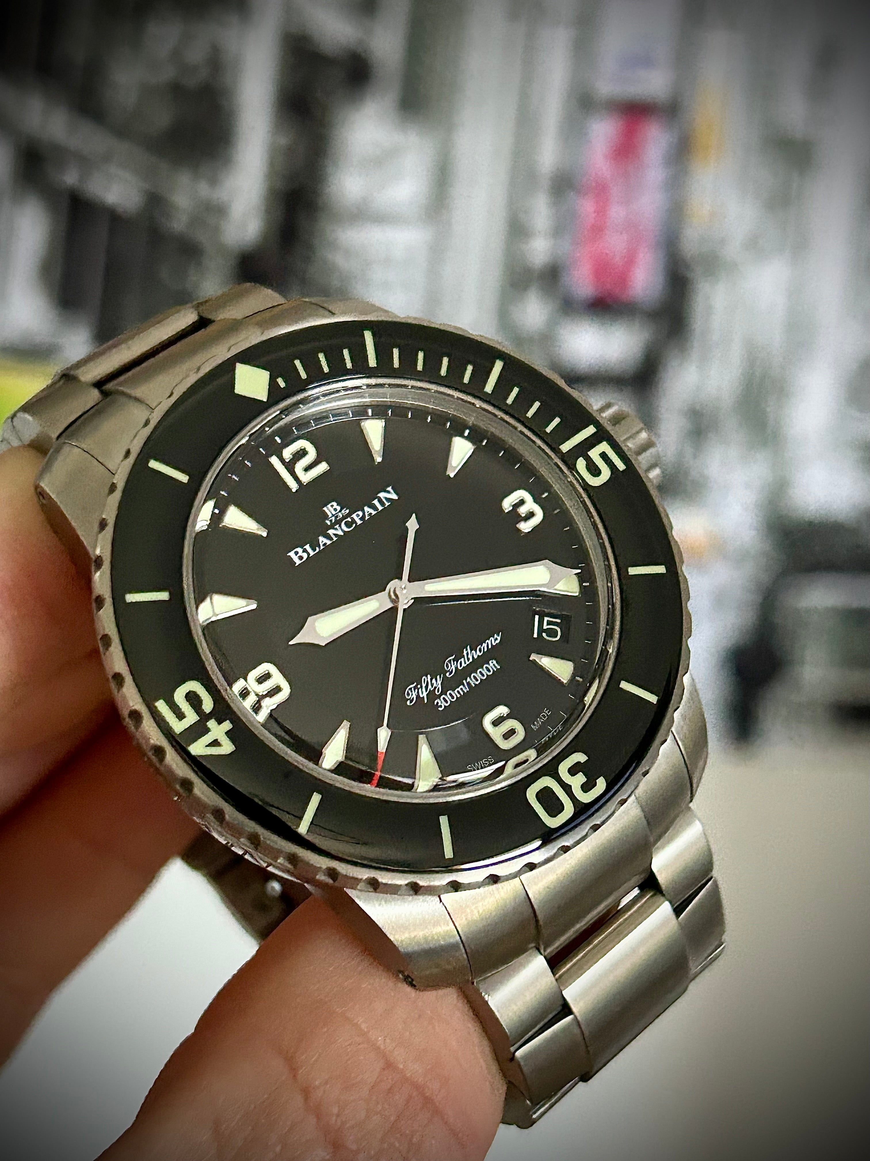 2024 BLANCPAIN FIFTY FATHOMS AUTOMATIQUE, 5015 12B30 98B, FULL SET, INC GST