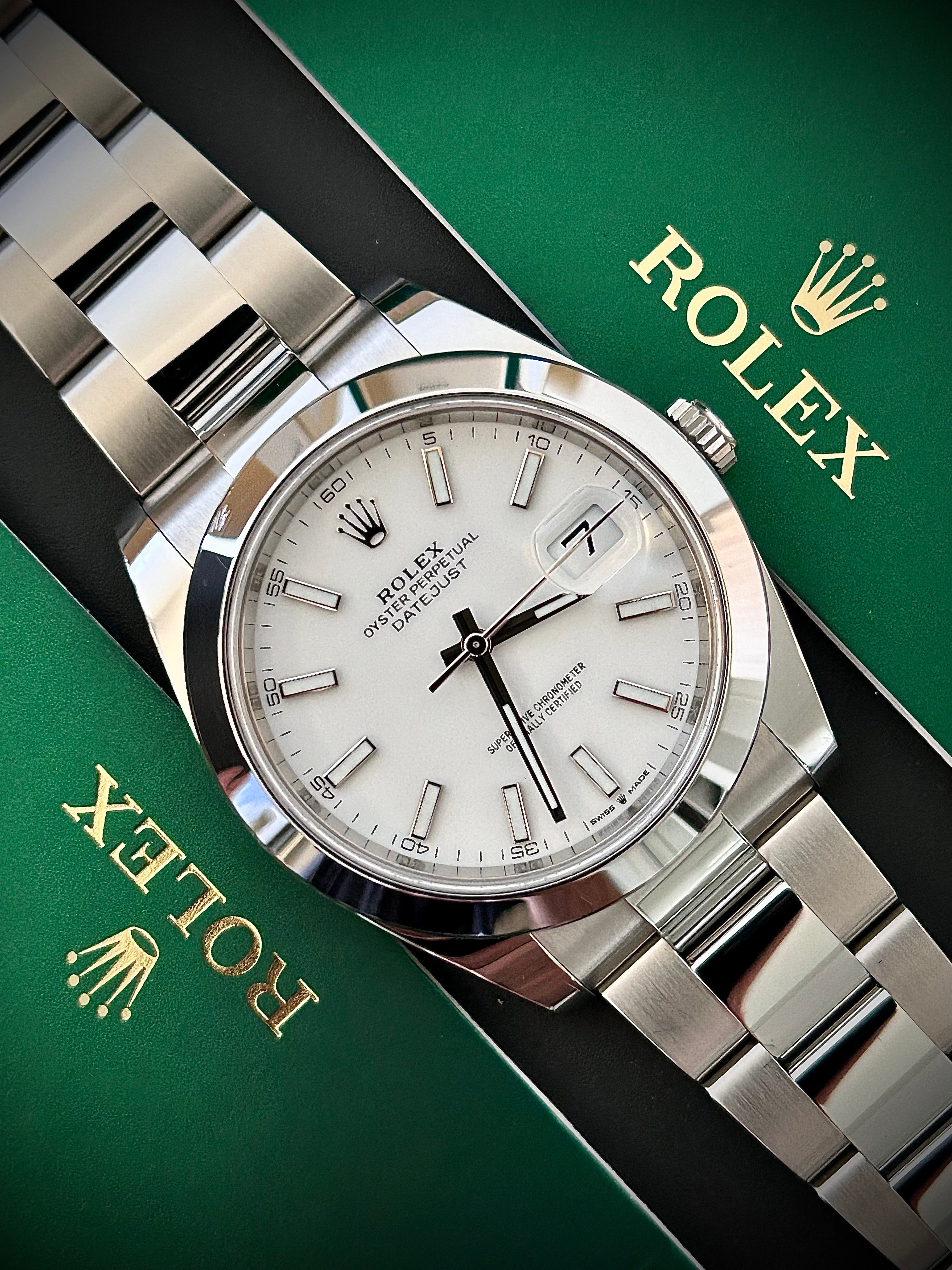 2021 ROLEX DATEJUST 41, 126300, FULL SET, INC GST