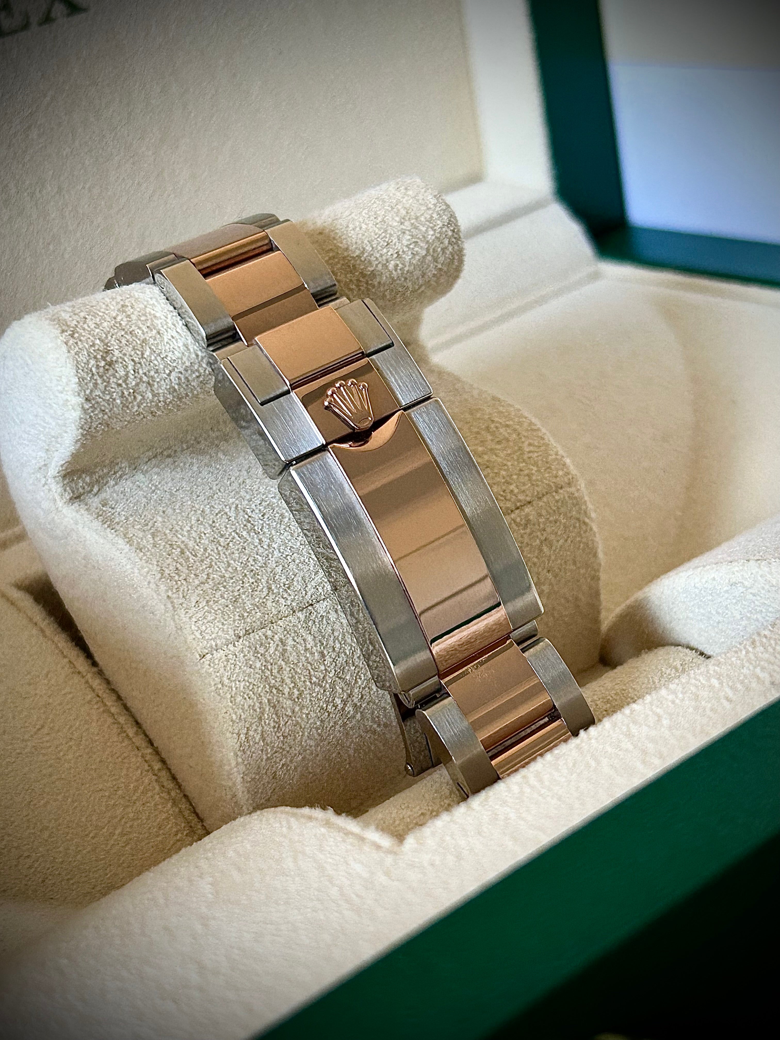 2022 ROLEX YACHT-MASTER 40, ROSE GOLD, 126621, FULL SET