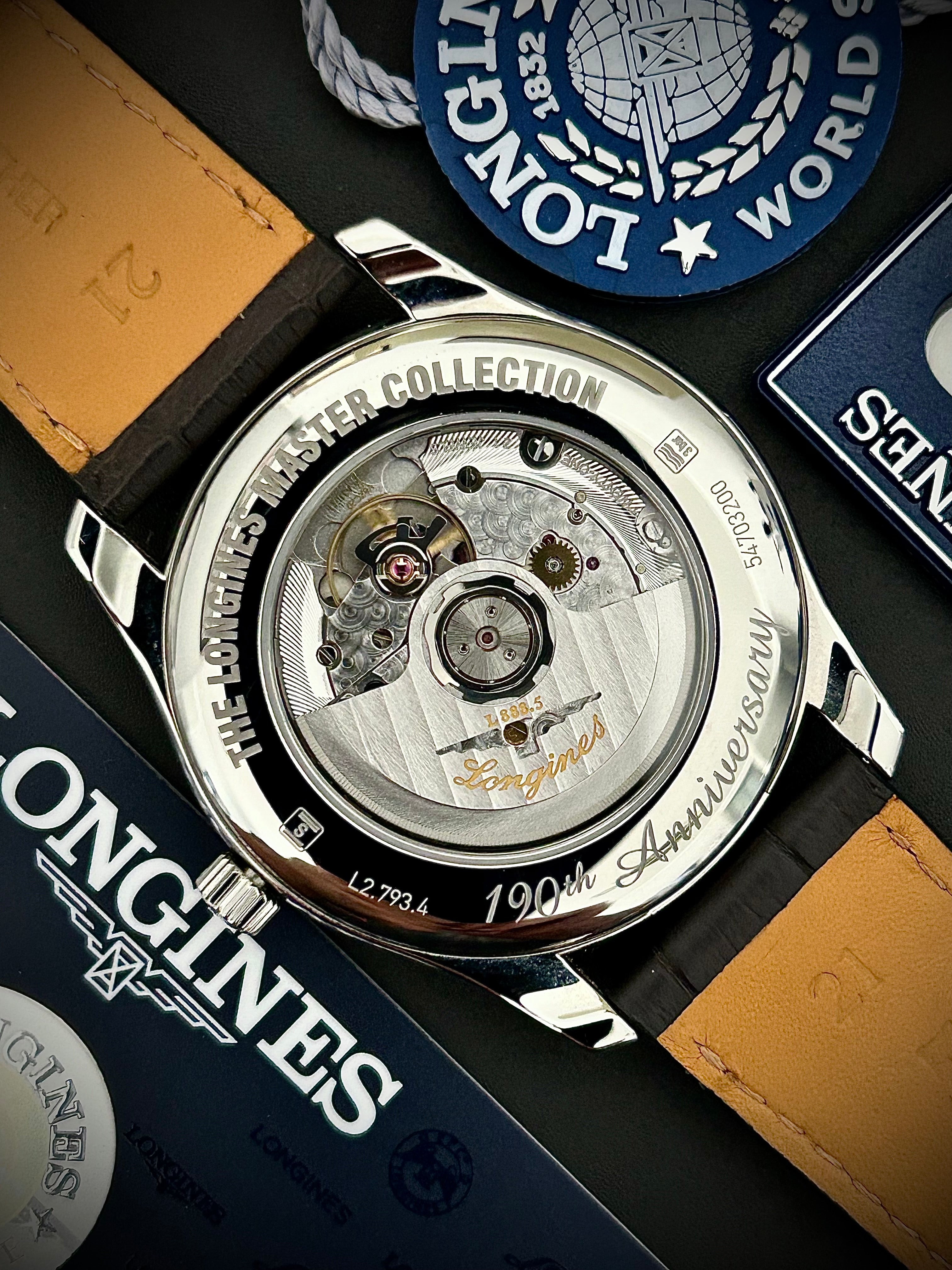 2022 LONGINES MASTER COLLECTION, 190TH ANNIVERSARY FULL SET, INC GST