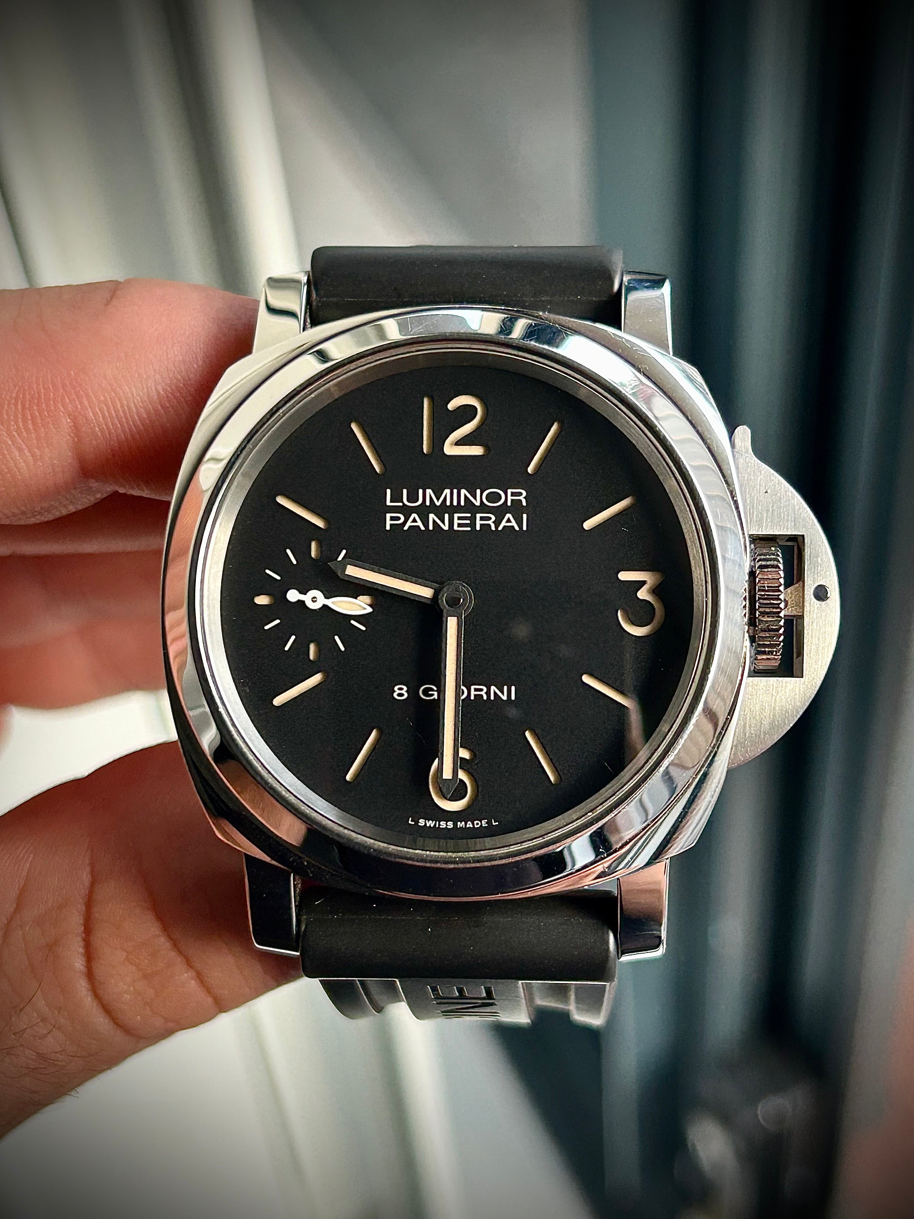 2022 PANERAI LUMINOR 8 GIORNI, PAM00915, BOX AND PAPERS, INC GST