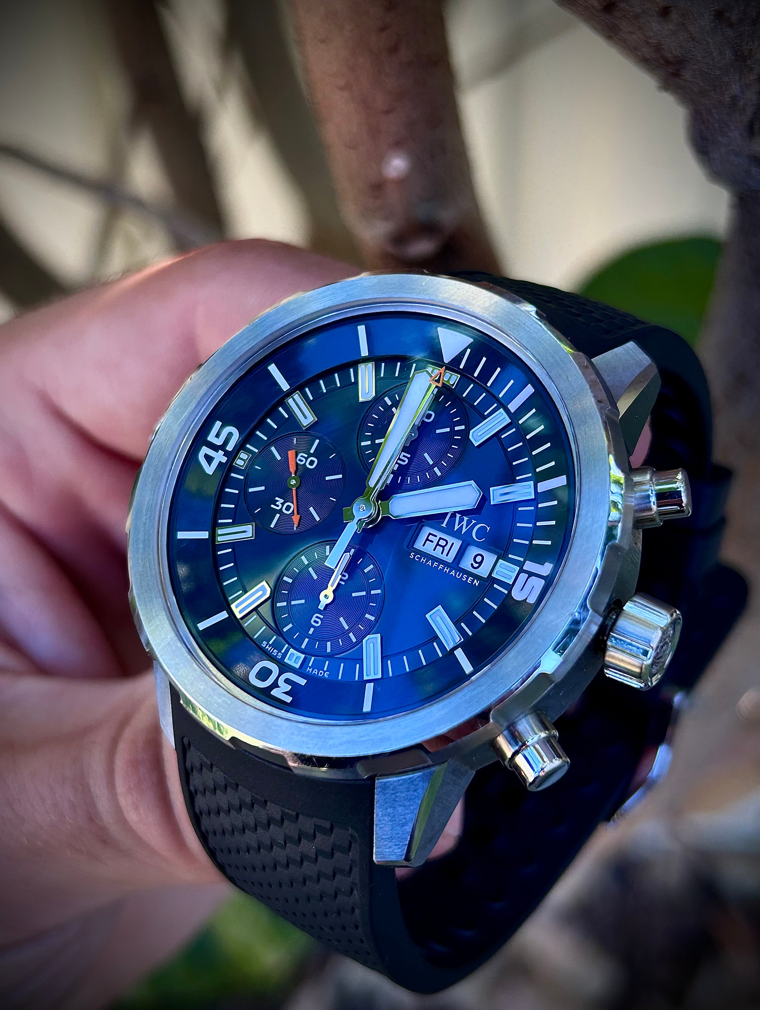 2014 IWC AQUATIMER CHRONOGRAPH, IW376805, FULL SET, INC GST