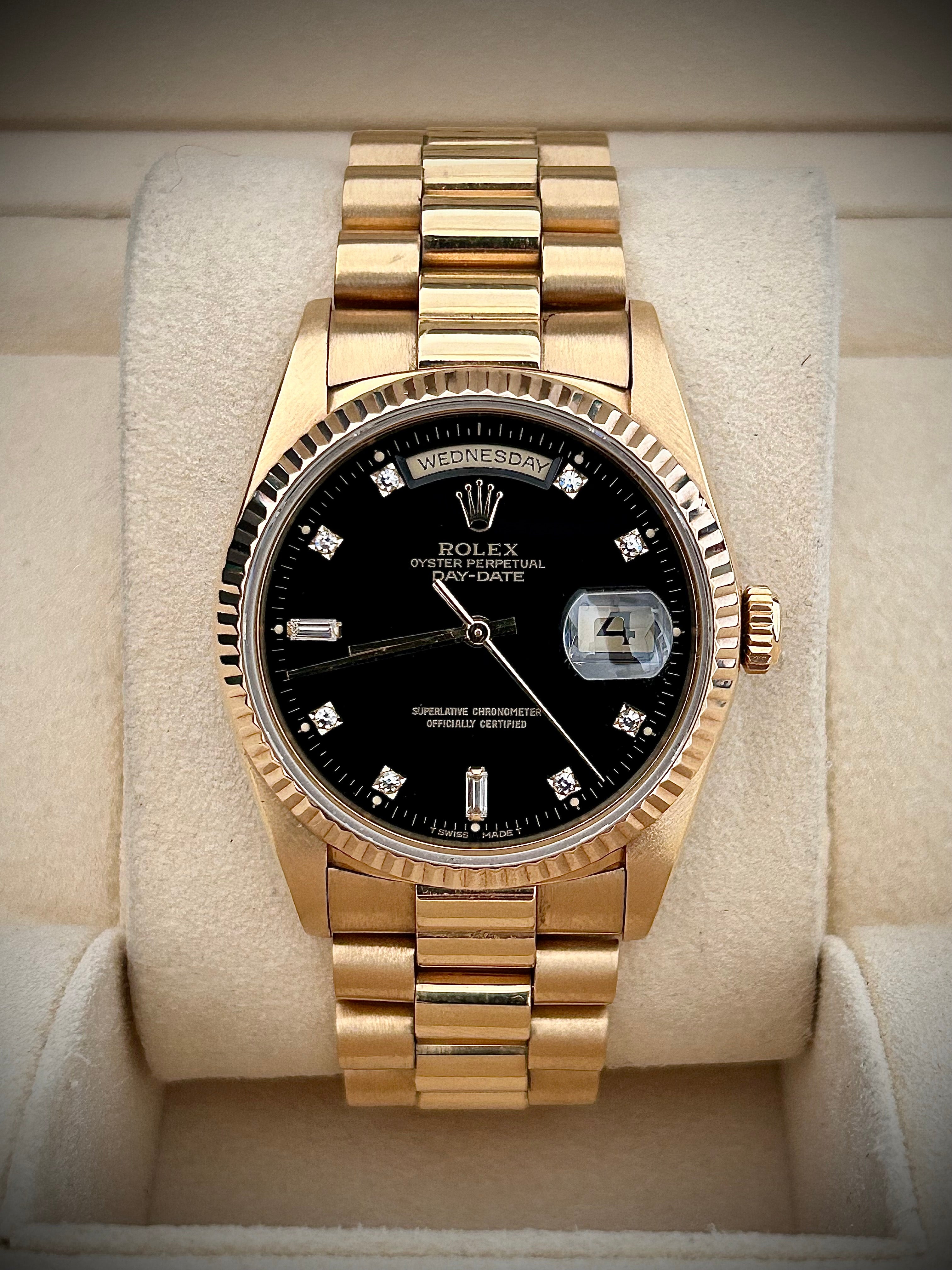 1990 ROLEX DAY DATE PRESIDENT, 18238, WATCH ONLY, INC GST