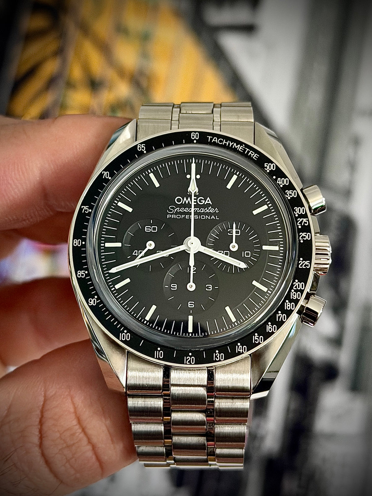 2021 OMEGA SPEEDMASTER MOONWATCH PROFESSIONAL “SAPPHIRE SANDWICH”, 310.30.42.50.01.002, FULL SET, EXCELLENT CONDITION, INC GST