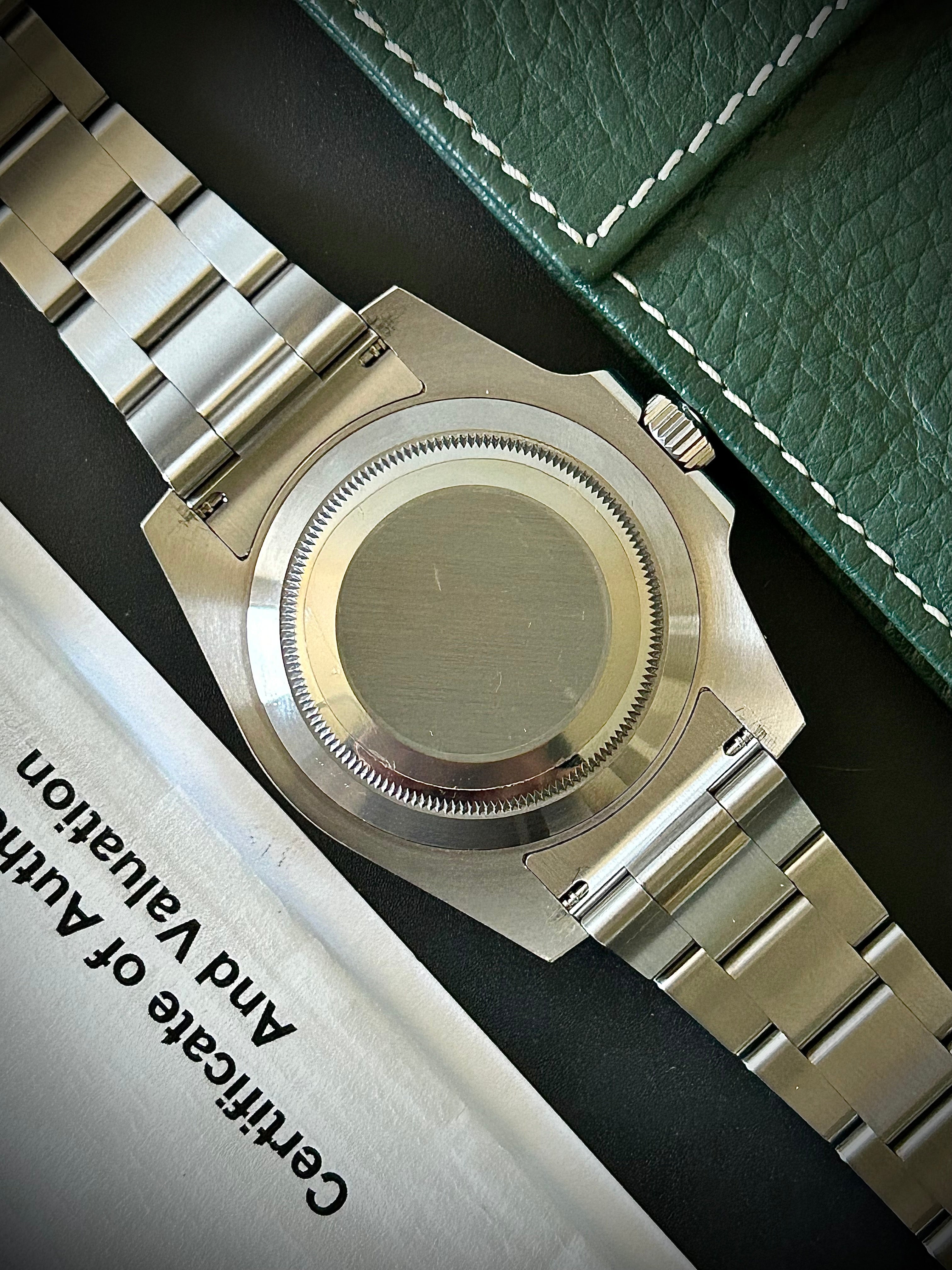 ROLEX SUBMARINER NO DATE, 114060, WATCH AND AUTHENTICITY CERTIFICATE, INC GST