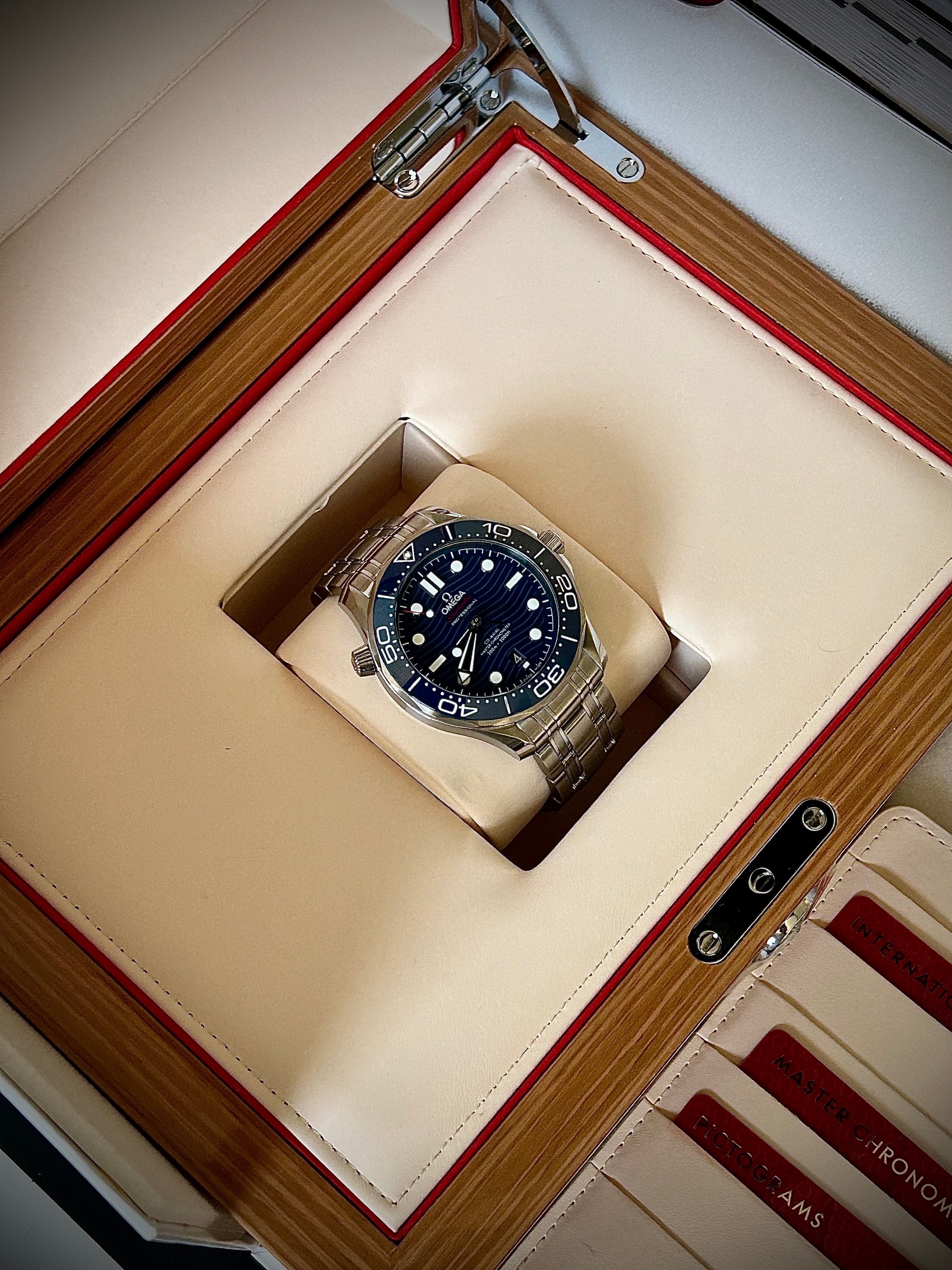2021 OMEGA SEAMASTER 300, FULL SET, INC GST