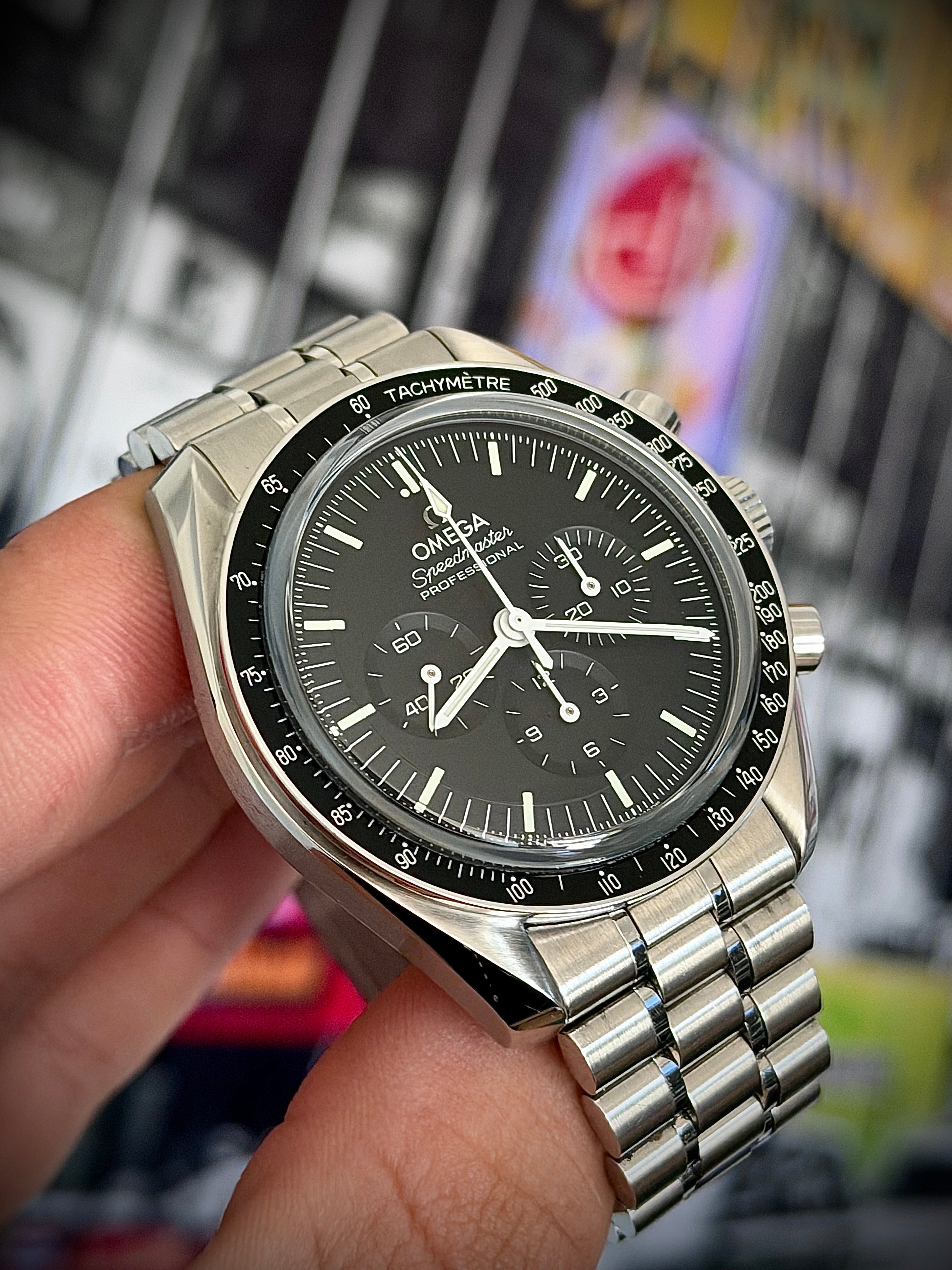 2021 OMEGA SPEEDMASTER PROFESSIONAL, SAPPHIRE SANDWICH , FULL SET, INC GST