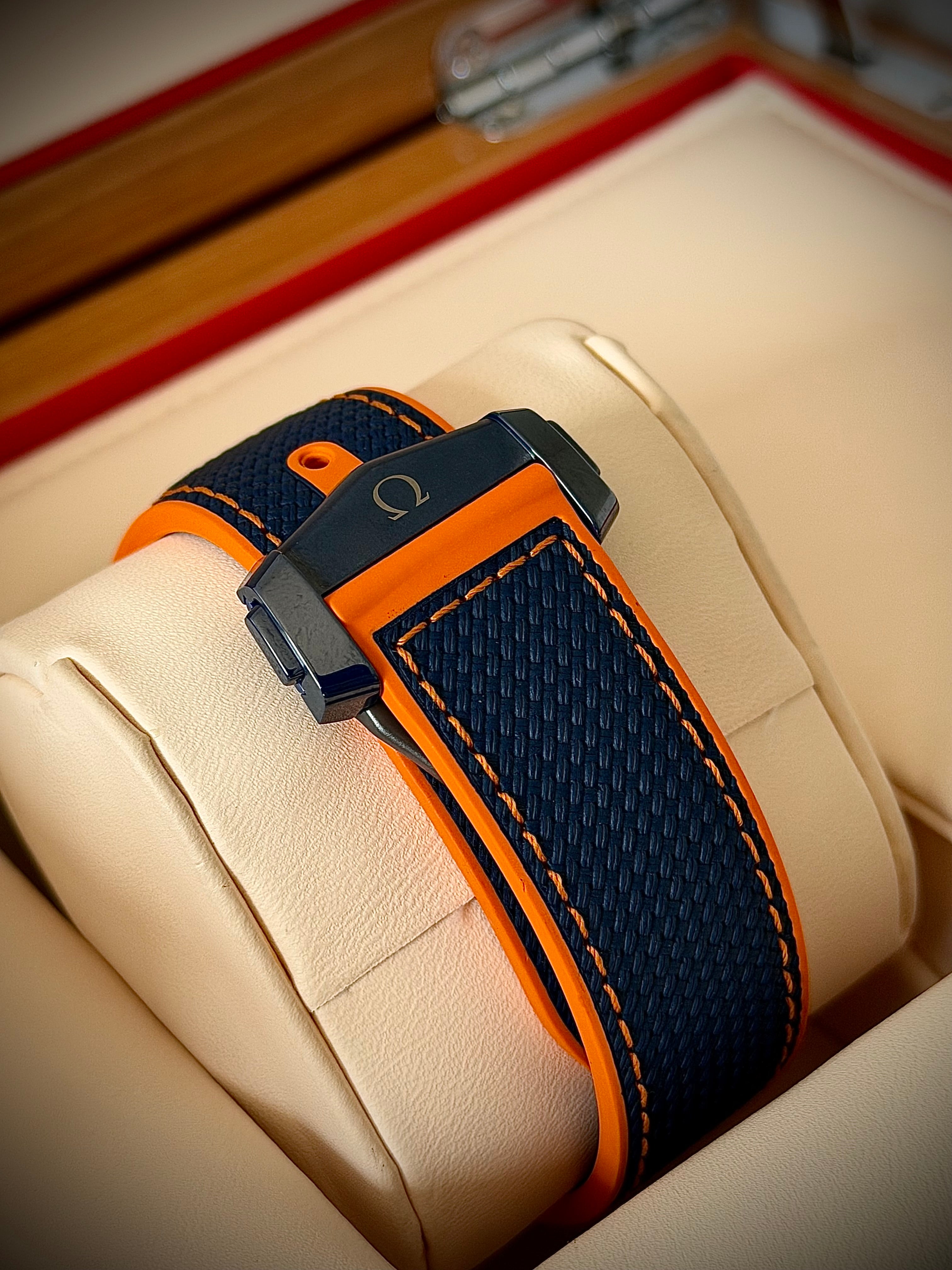 2021 OMEGA SEAMASTER PLANET OCEAN “BIG BLUE” GMT, 215.92.46.22.03.001, FULL SET, INC GST