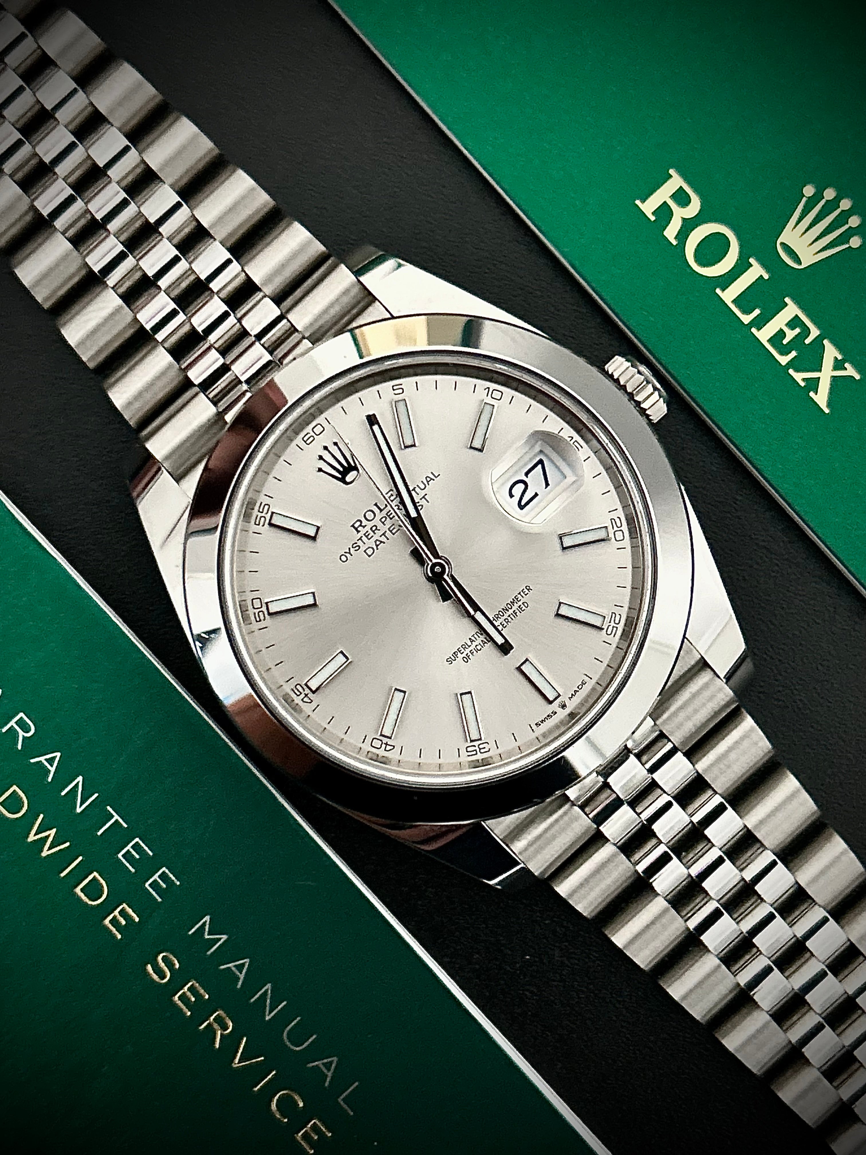 2021 ROLEX DATEJUST 41, 126300, FULL SET, INC GST