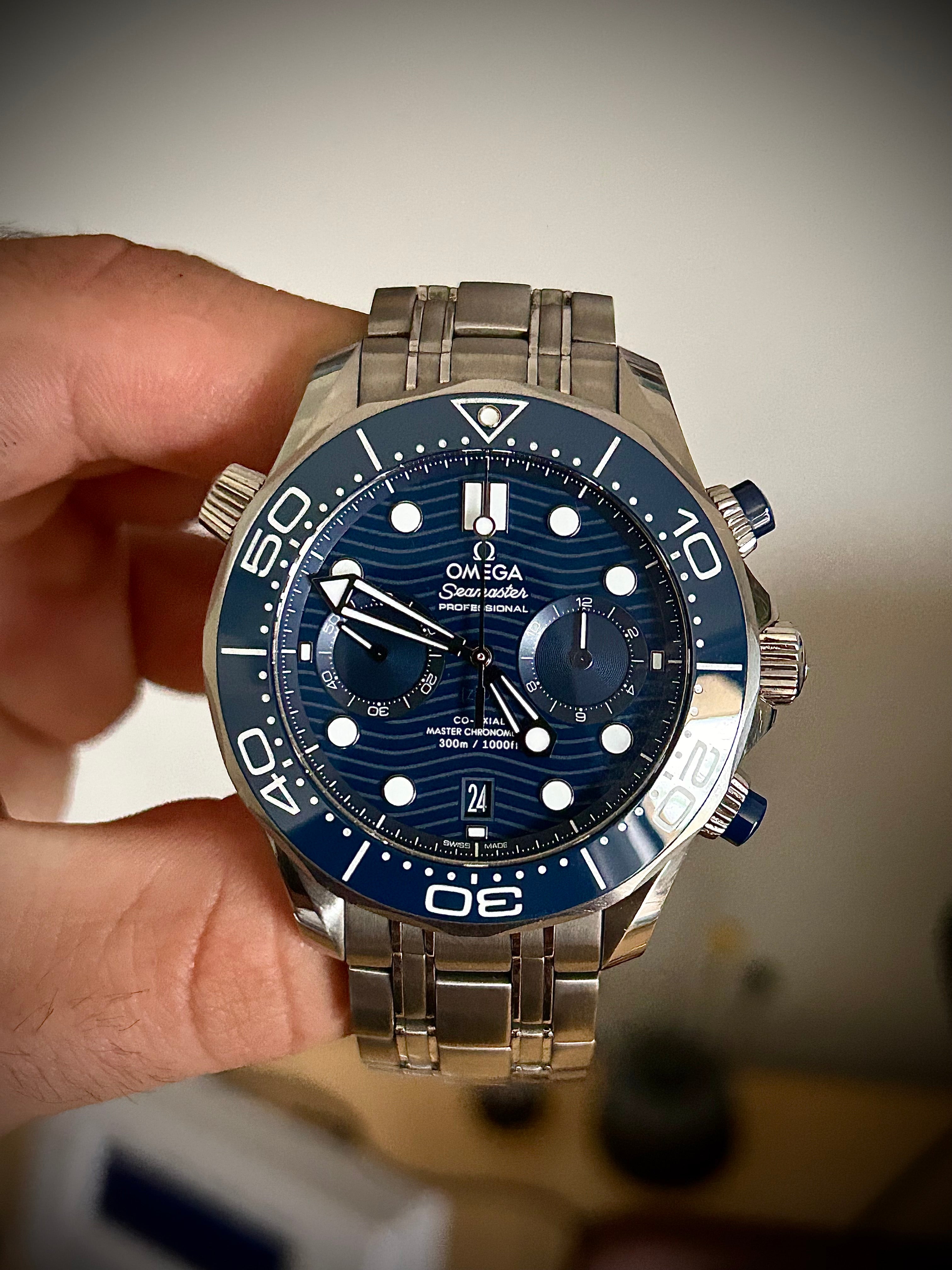 2021 OMEGA SEAMASTER CHRONOGRAPH 300M, 44MM, FULL SET, INC GST