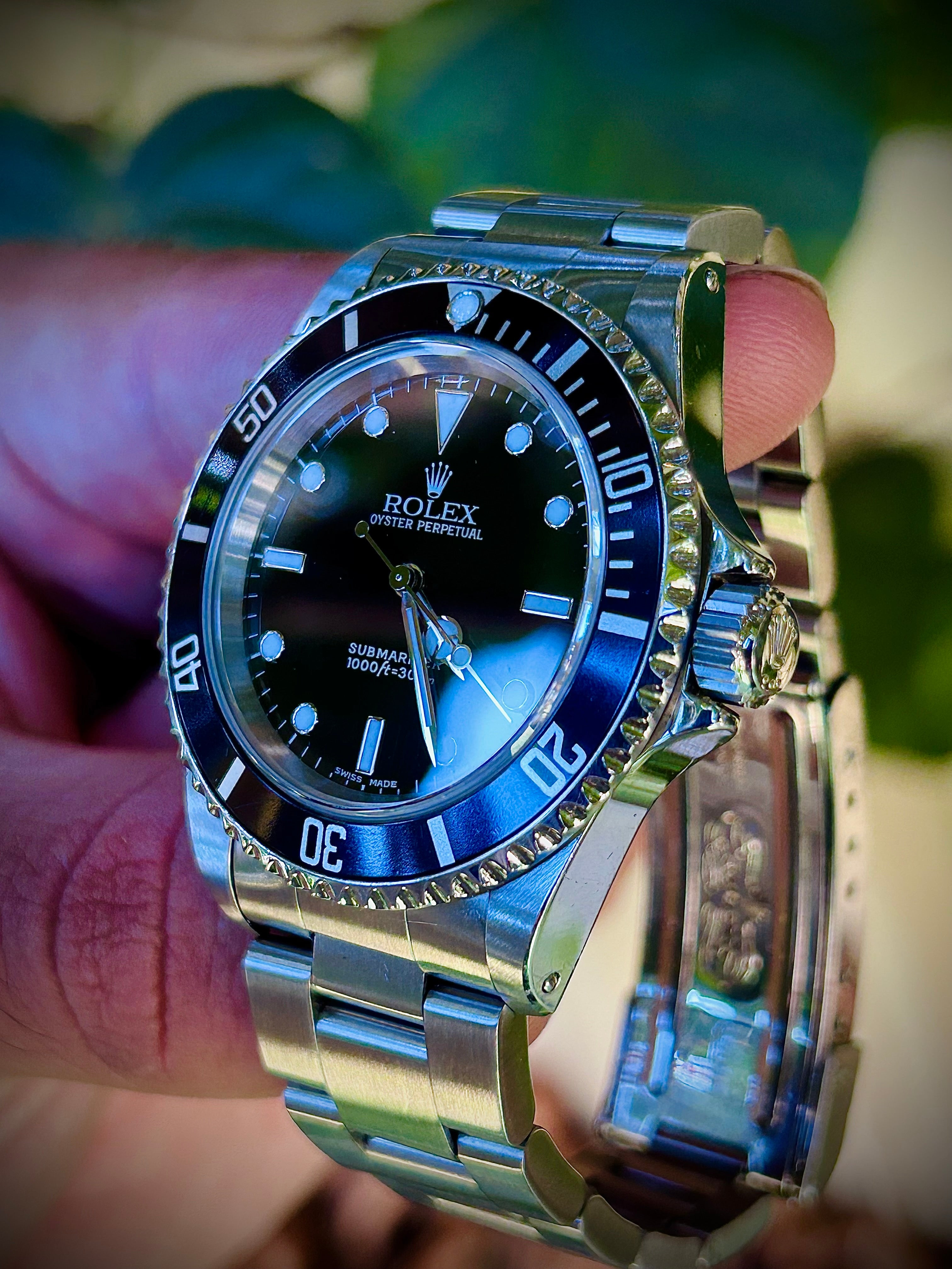 2001 ROLEX SUBMARINER TWO-LINER 14060M, RSC SERVICE, INC GST