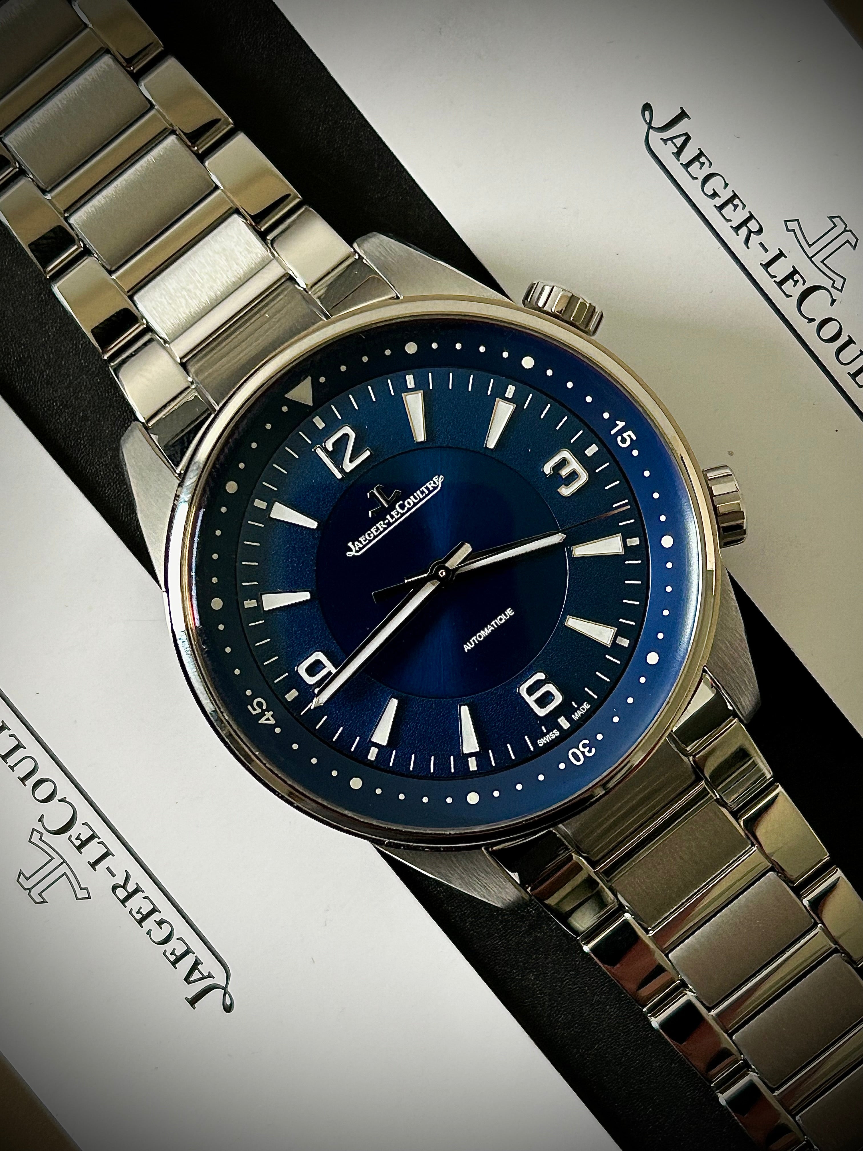 2021 JAEGER-LECOULTRE POLARIS AUTOMATIC, Q9008480, BLUE DIAL, FULL SET, INC GST