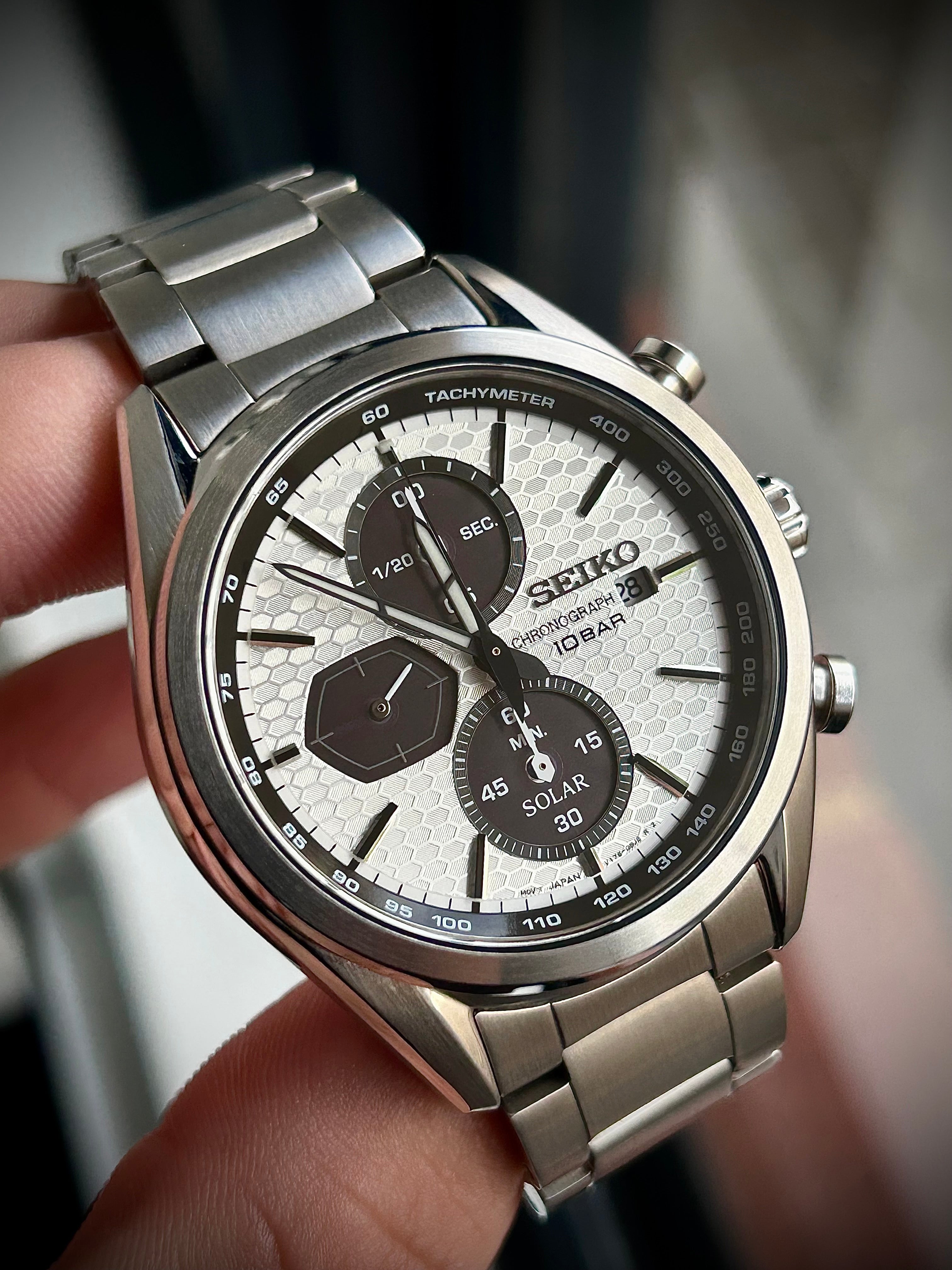 SEIKO SOLAR CHRONOGRAPH, SSC769P1, WATCH ONLY