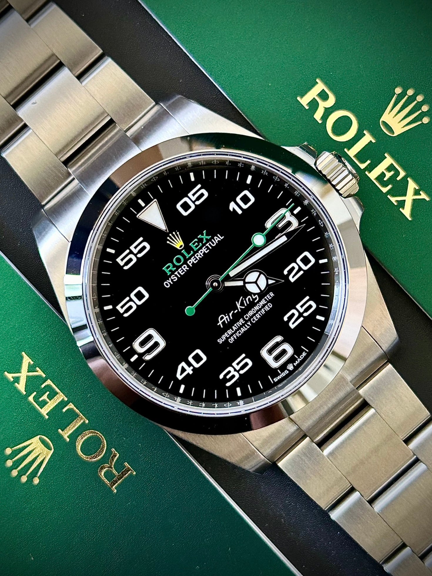 2024 ROLEX AIR KING, 126900, BNIB, FULL SET, INC GST