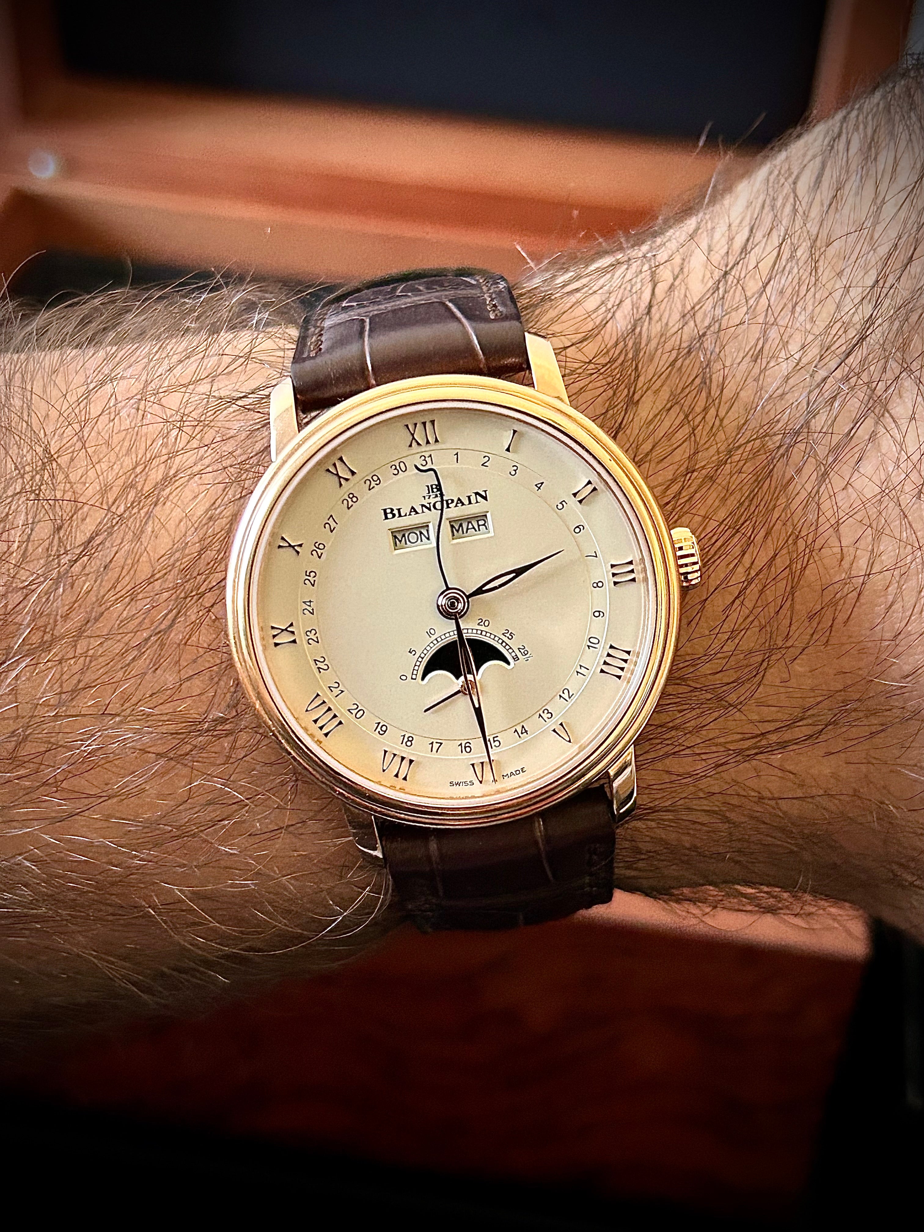 2020 BLANCPAIN VILLERET QUANTÍEME COMPLET, FULLY SERVICED, 6264 3642 55B, FULL SET, INC GST