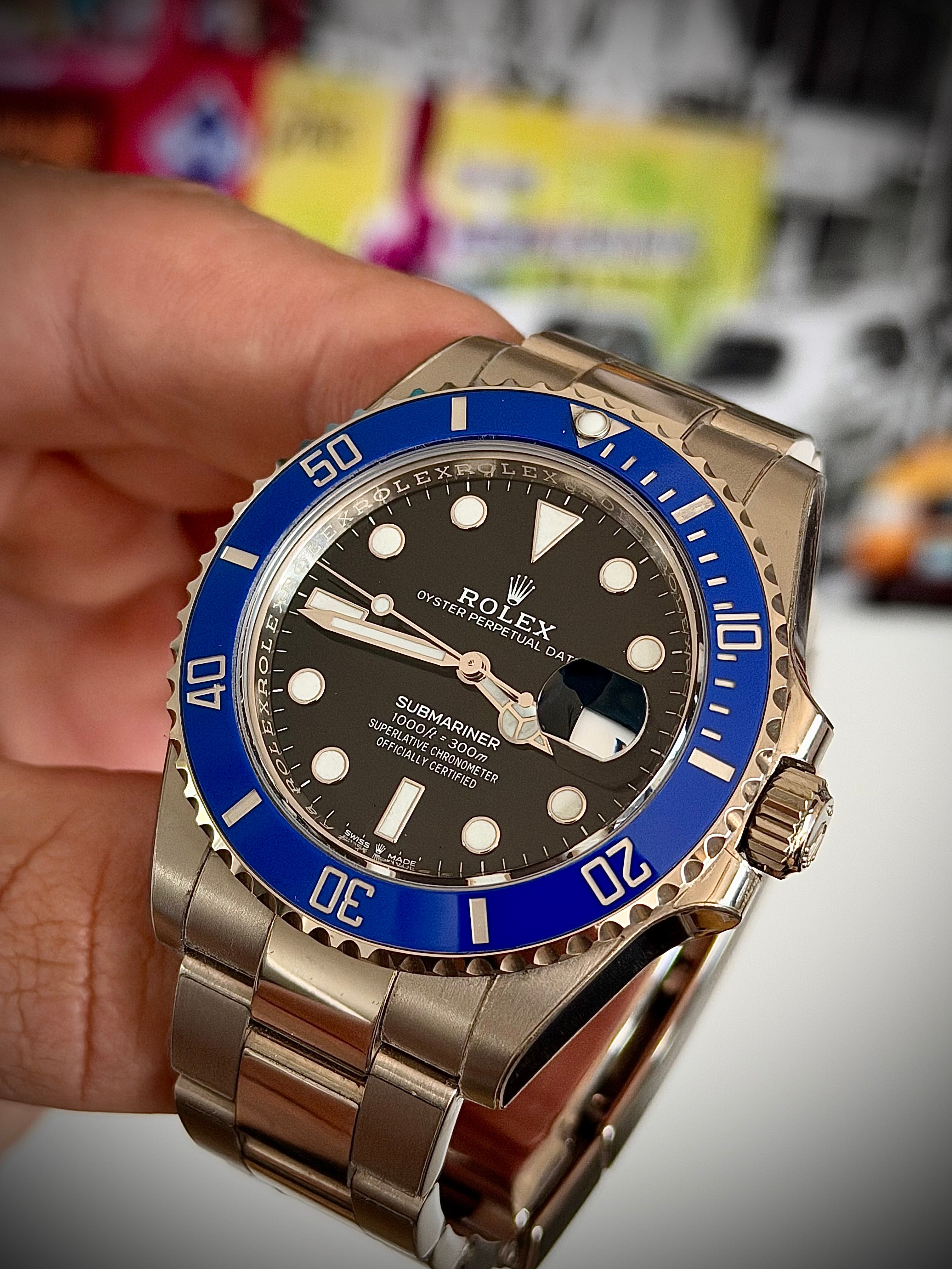 2023 ROLEX SUBMARINER DATE, 126619LB, COOKIE MONSTER, FULL SET, INC GST