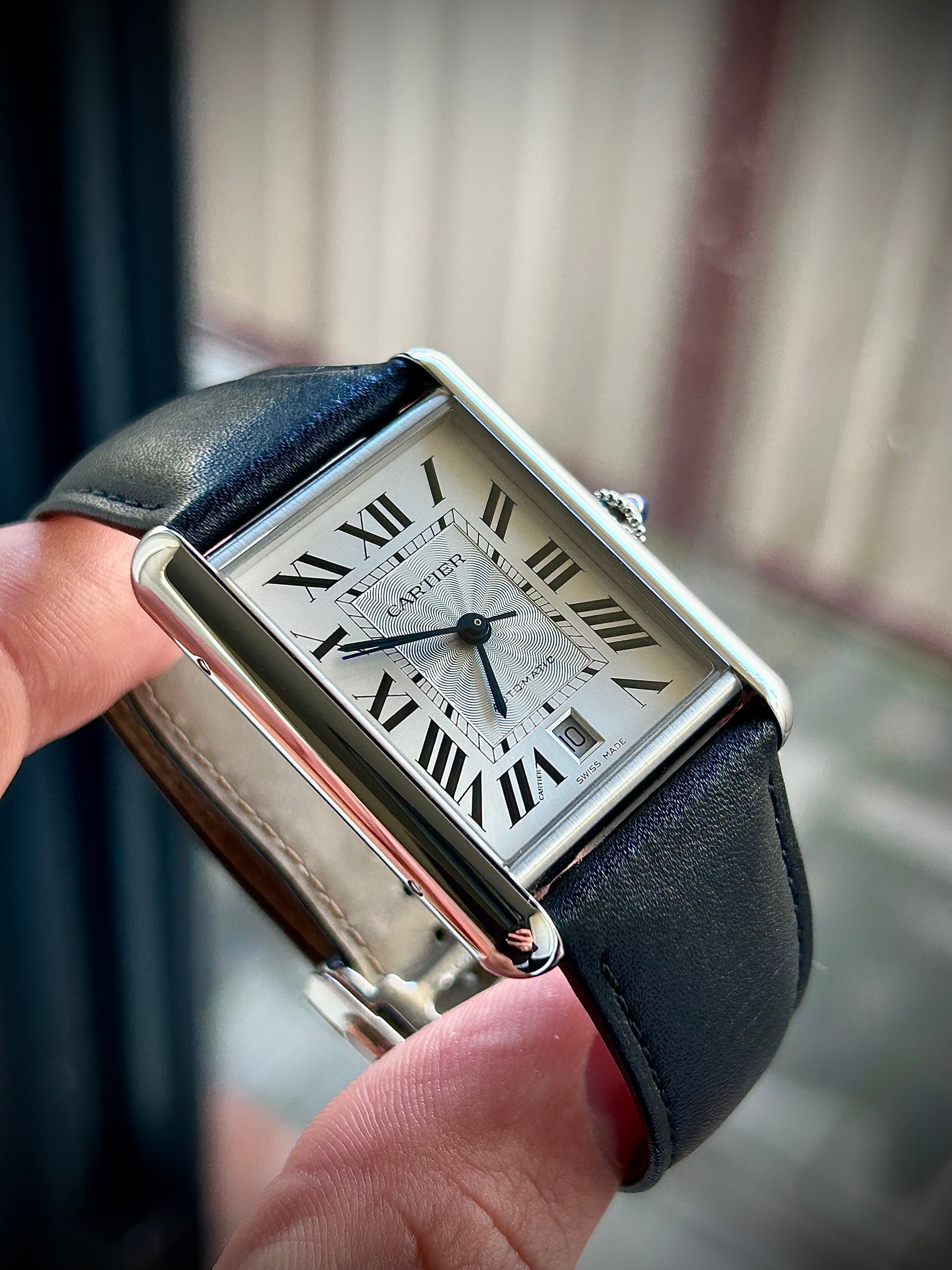 2022 CARTIER TANK XL AUTOMATIC, FULL SET, INC GST