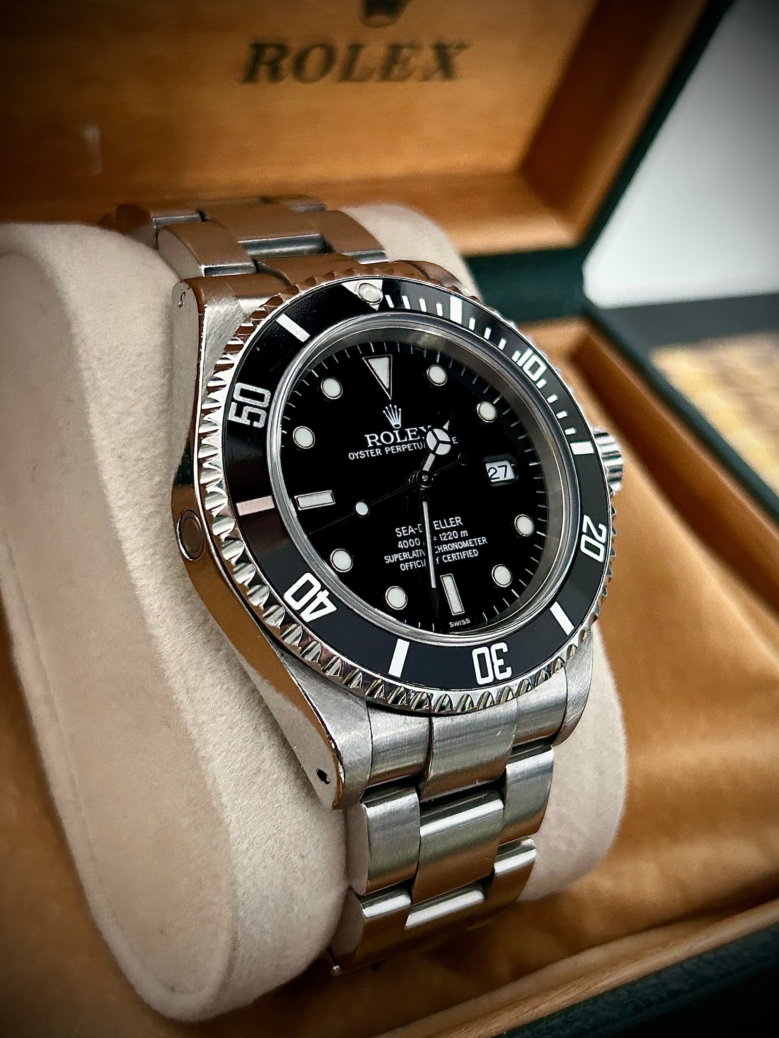 1999 ROLEX SEA-DWELLER 16600, SWISS ONLY, FULL SET, INC GST