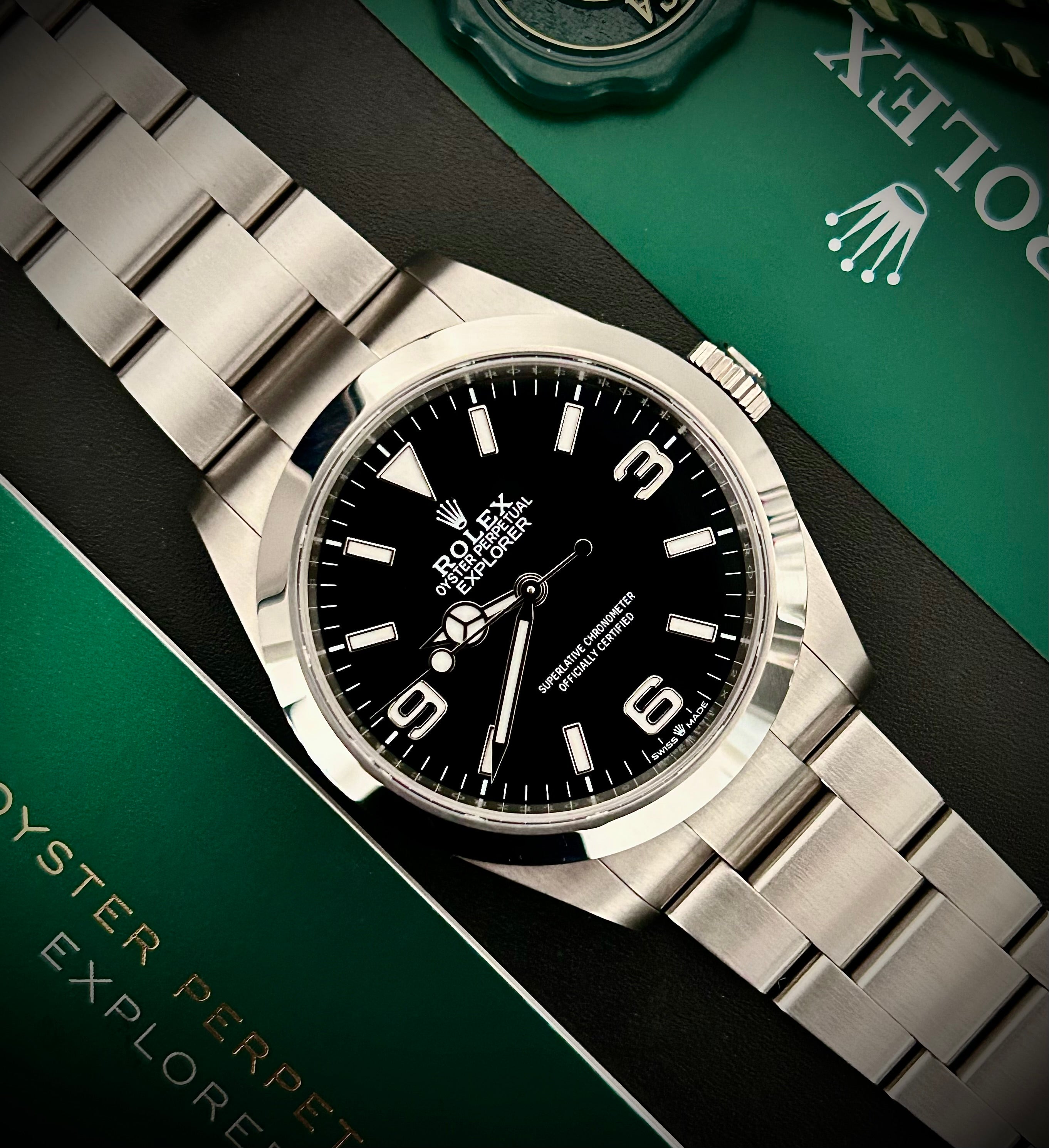 2024 ROLEX EXPLORER, 224270, FULL SET, INC GST