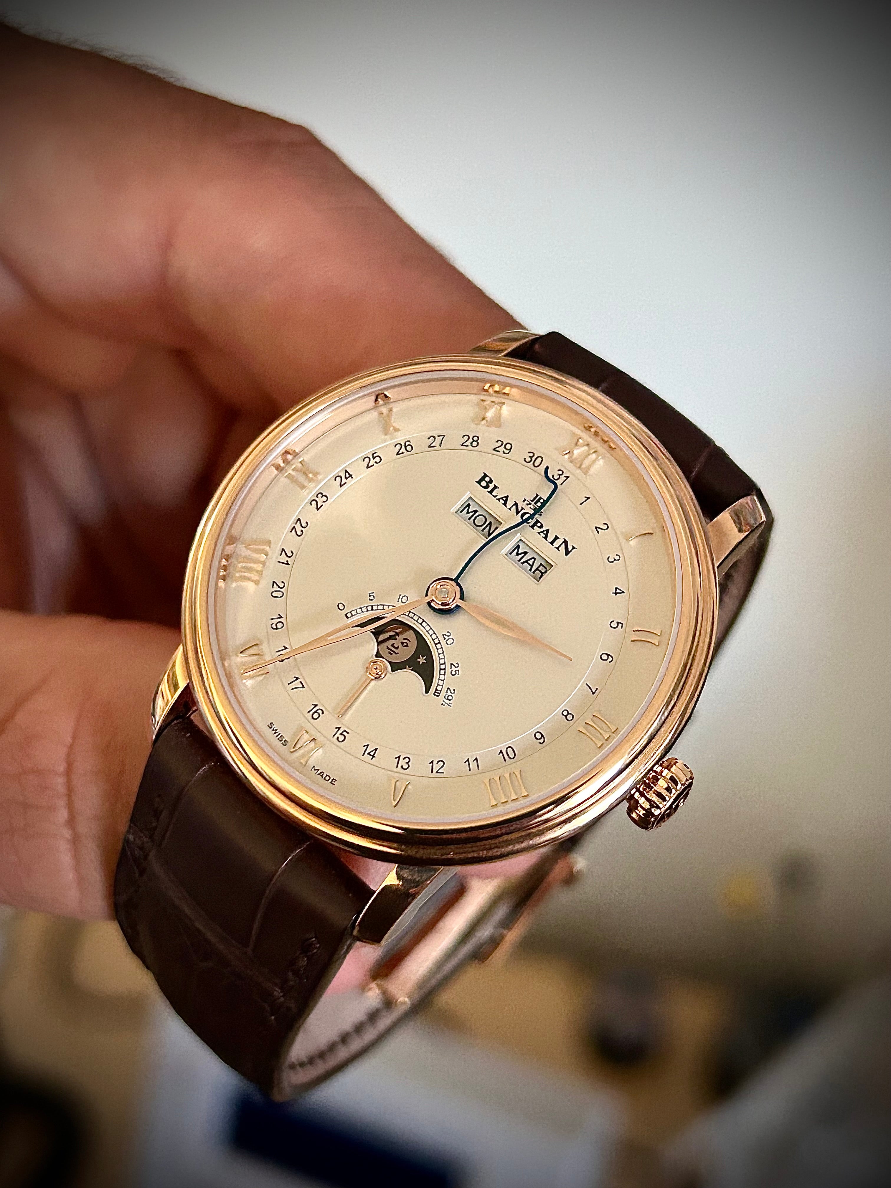2020 BLANCPAIN VILLERET QUANTÍEME COMPLET, FULLY SERVICED, 6264 3642 55B, FULL SET, INC GST