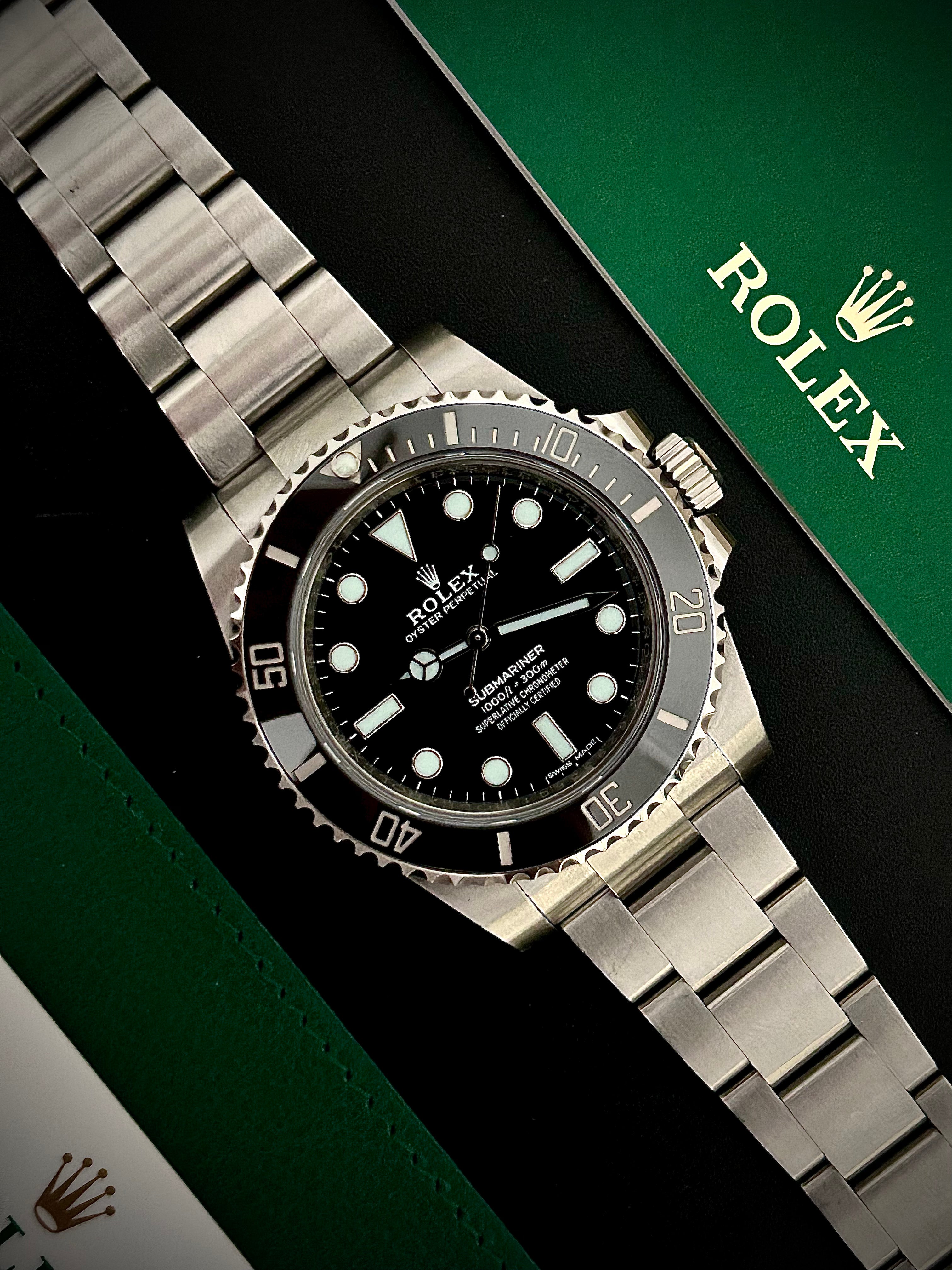 2020 ROLEX SUBMARINER NO DATE 114060, FULL SET, INC GST