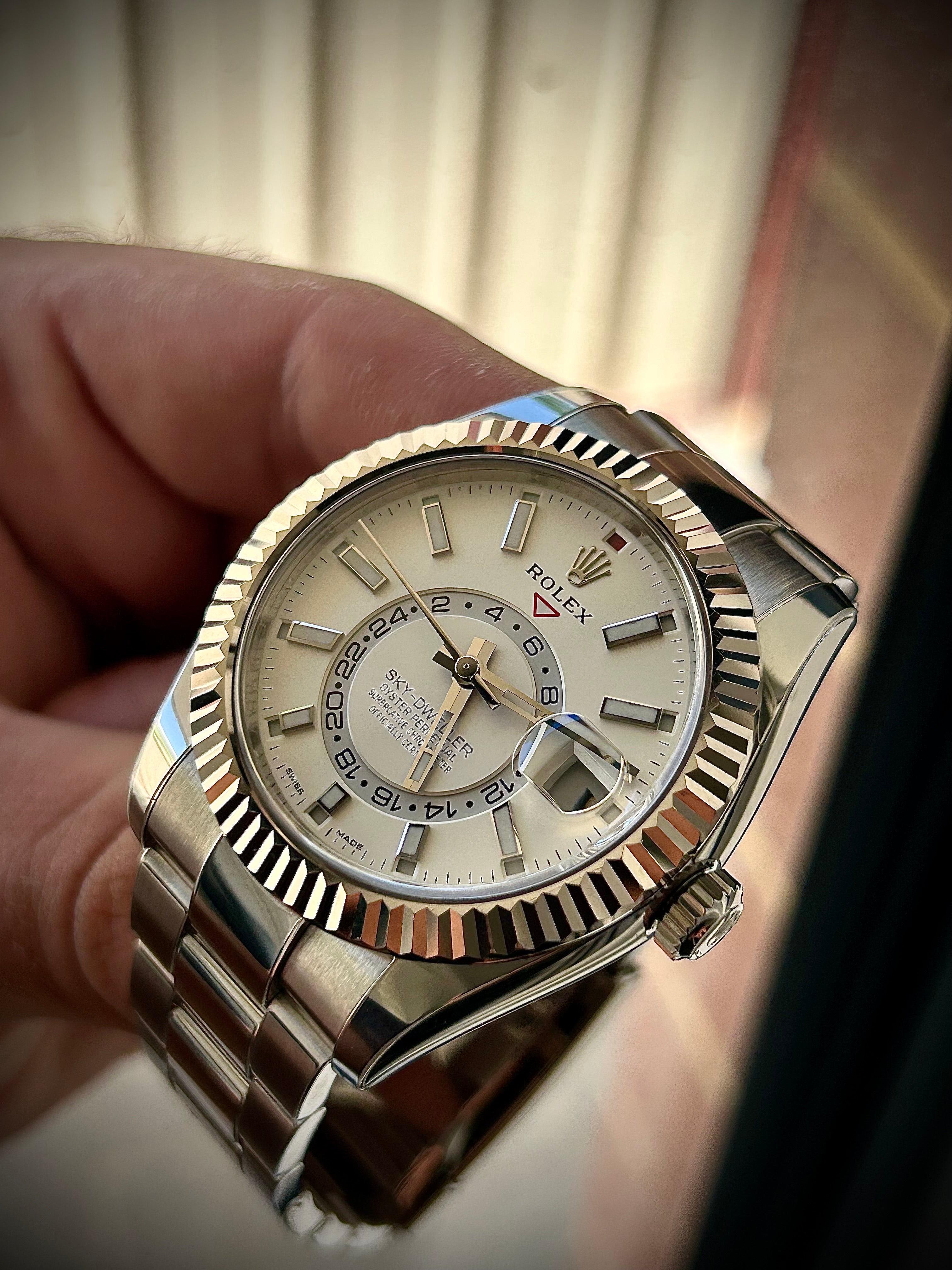 2020 ROLEX SKY DWELLER, WHITE DIAL, 326934, FULL SET, INC GST