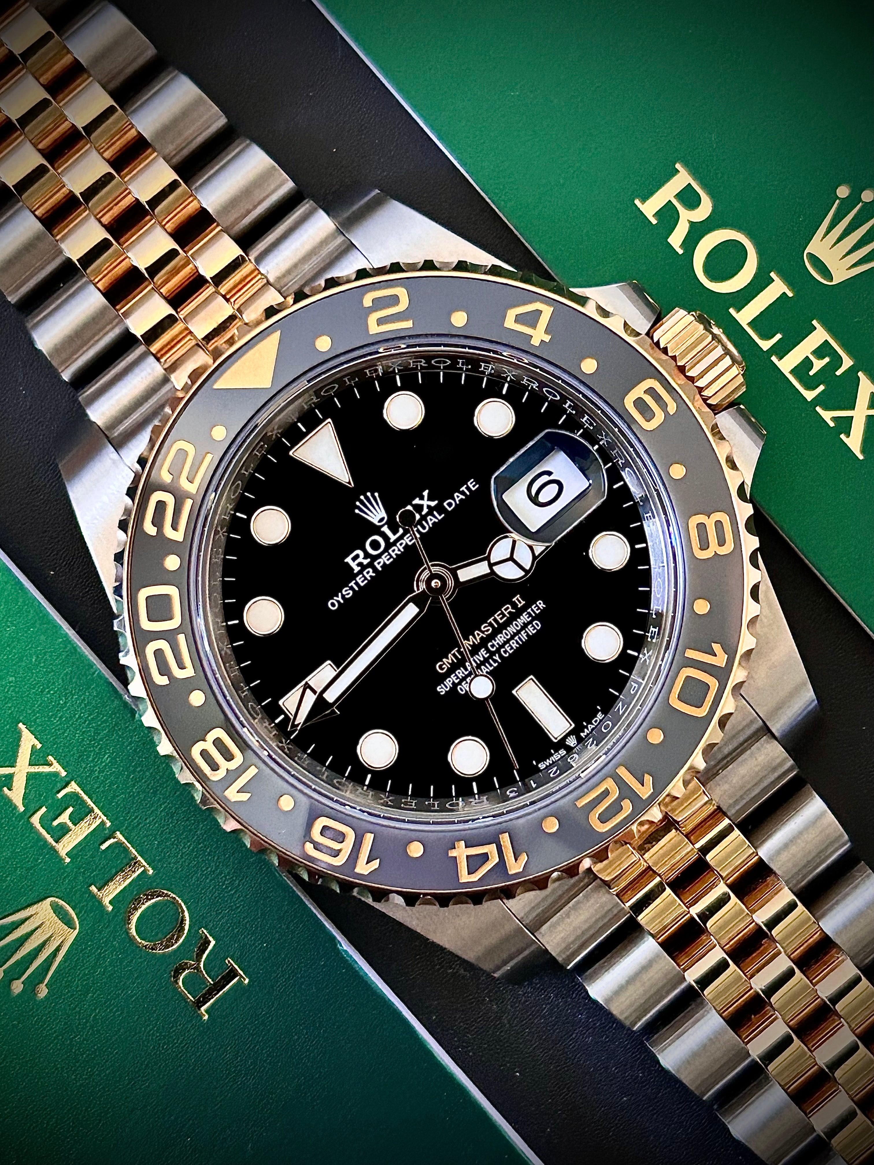 2023 ROLEX GMT MASTER II, ZOMBIE, 126713GRNR, FULL SET, INC GST