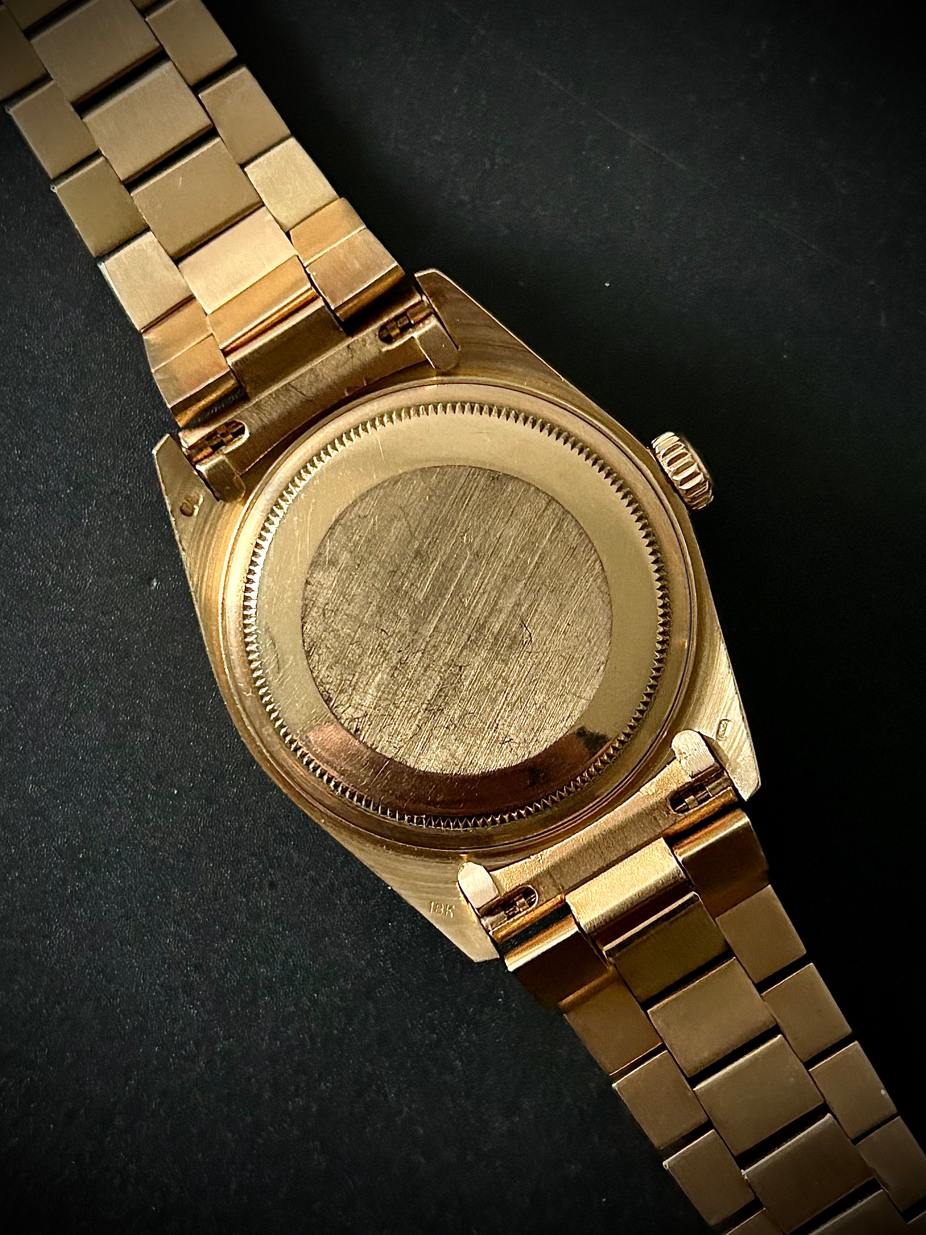 1990 ROLEX DAY-DATE, 18038, DIAMOND DIAL, WATCH ONLY, GST