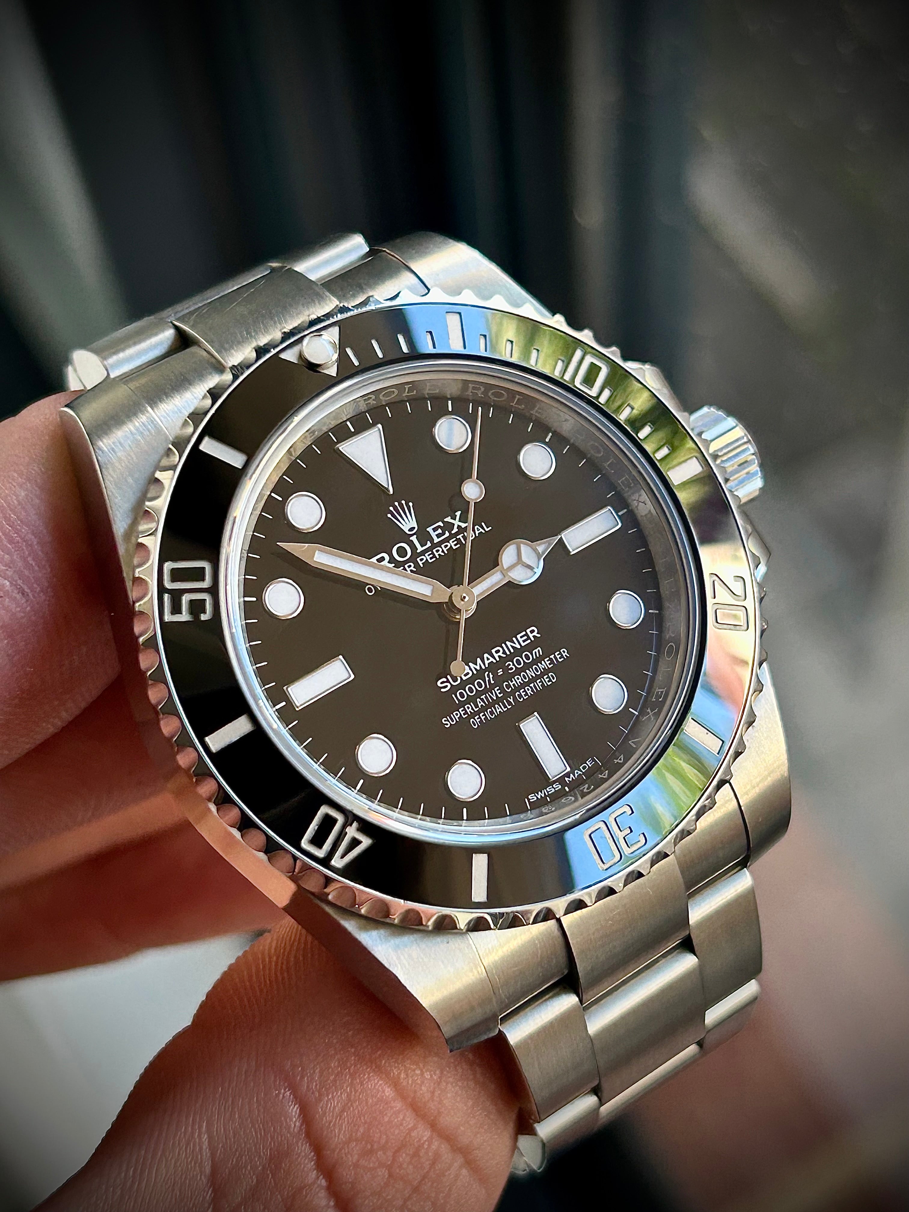 2018 ROLEX SUBMARINER NO DATE, 114060, FULL SET, INC GST