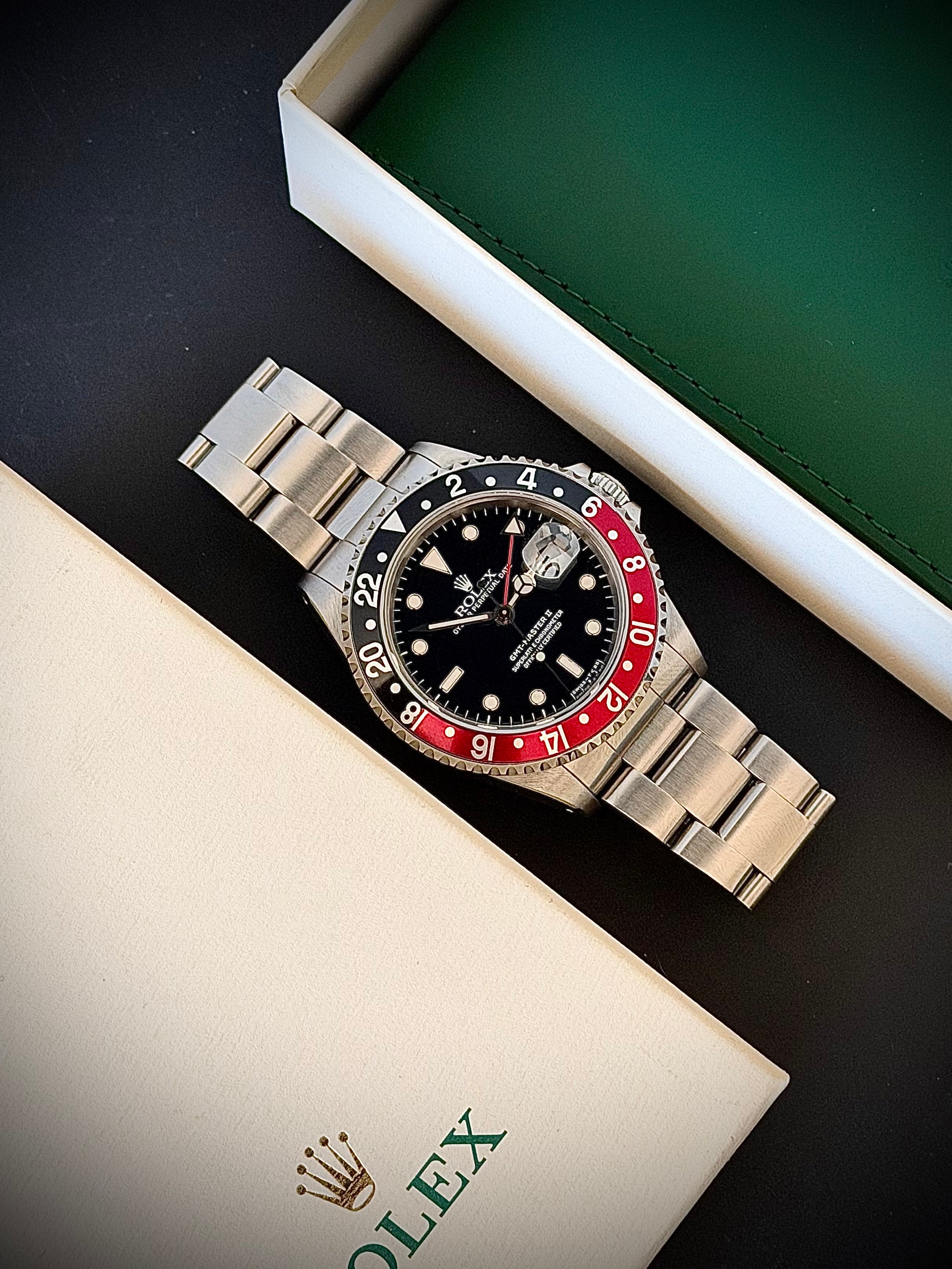 1995 ROLEX GMT-MASTER II “COKE”, 16710, WATCH ONLY, INC GST