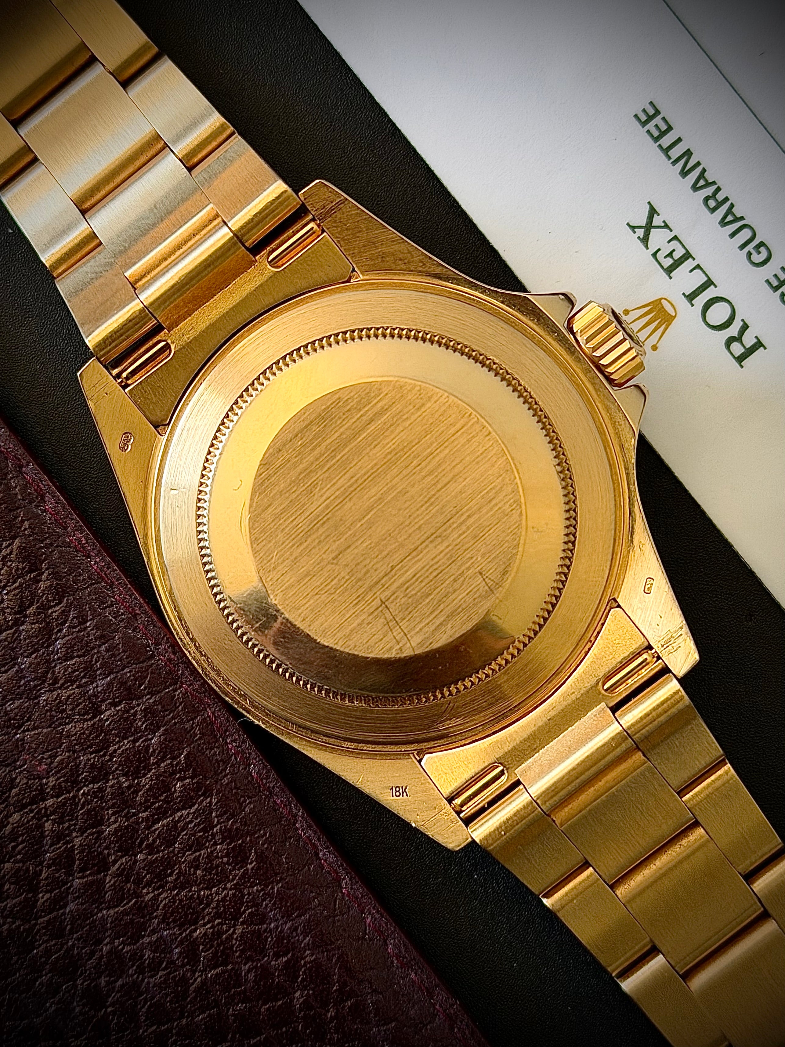 1991 ROLEX SUBMARINER, 16618, BOX & 2023 RSC SERVICE, INC GST