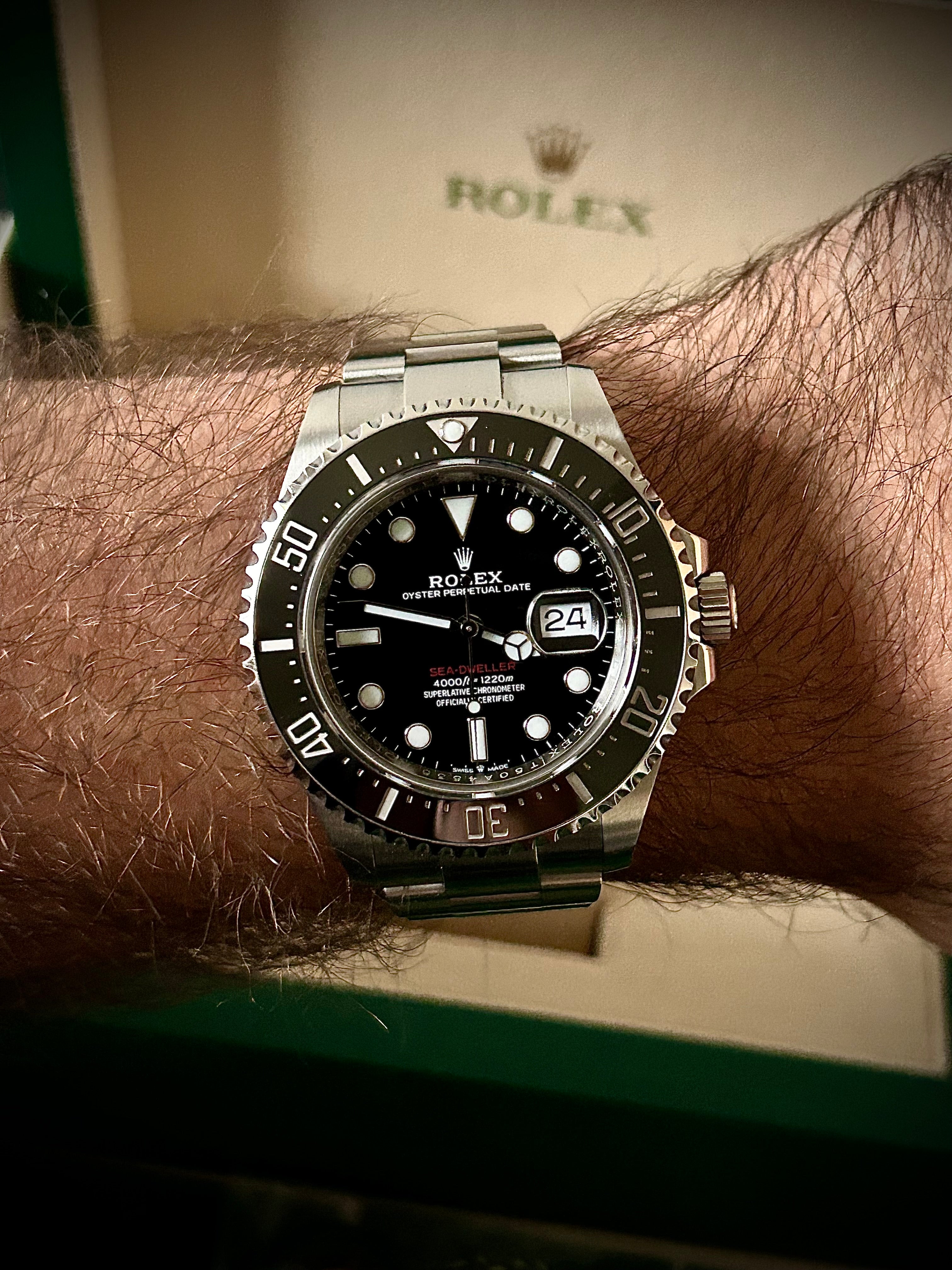 2020 ROLEX SEA DWELLER, 126600, BOX AND PAPERS, INC GST