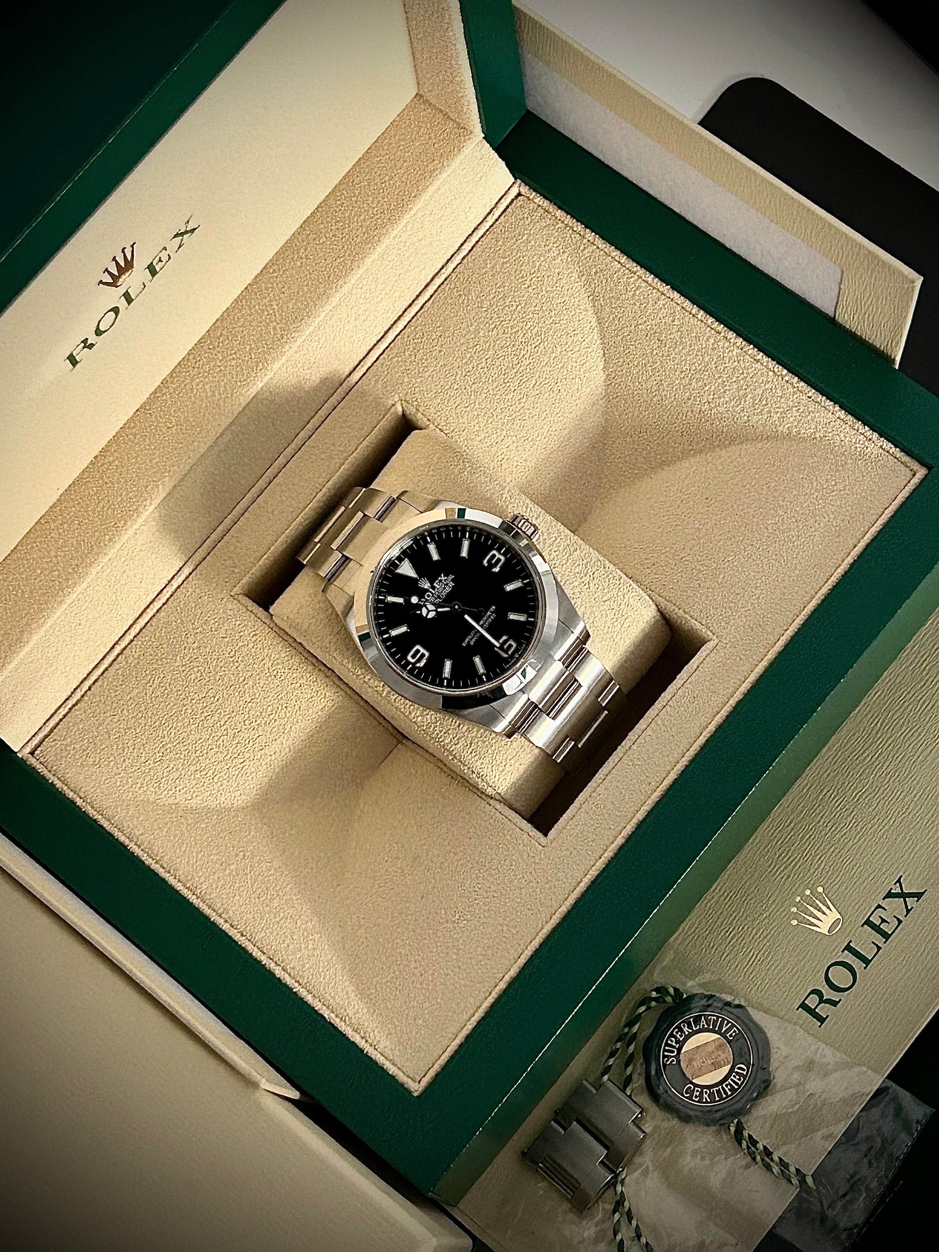 2024 ROLEX EXPLORER, 224270, FULL SET, INC GST