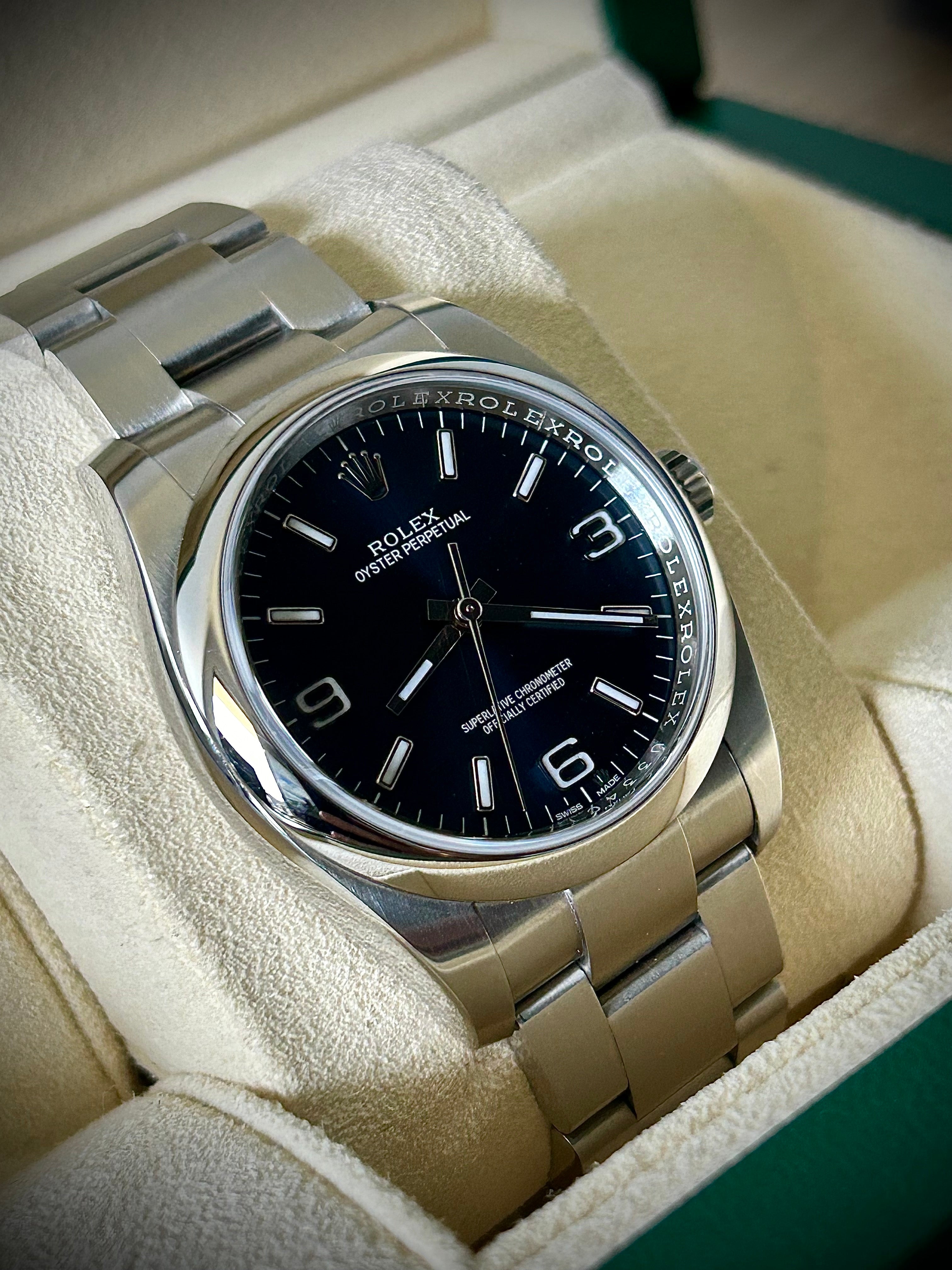 2018 ROLEX OYSTER PERPETUAL 36, FULL SET, INC GST