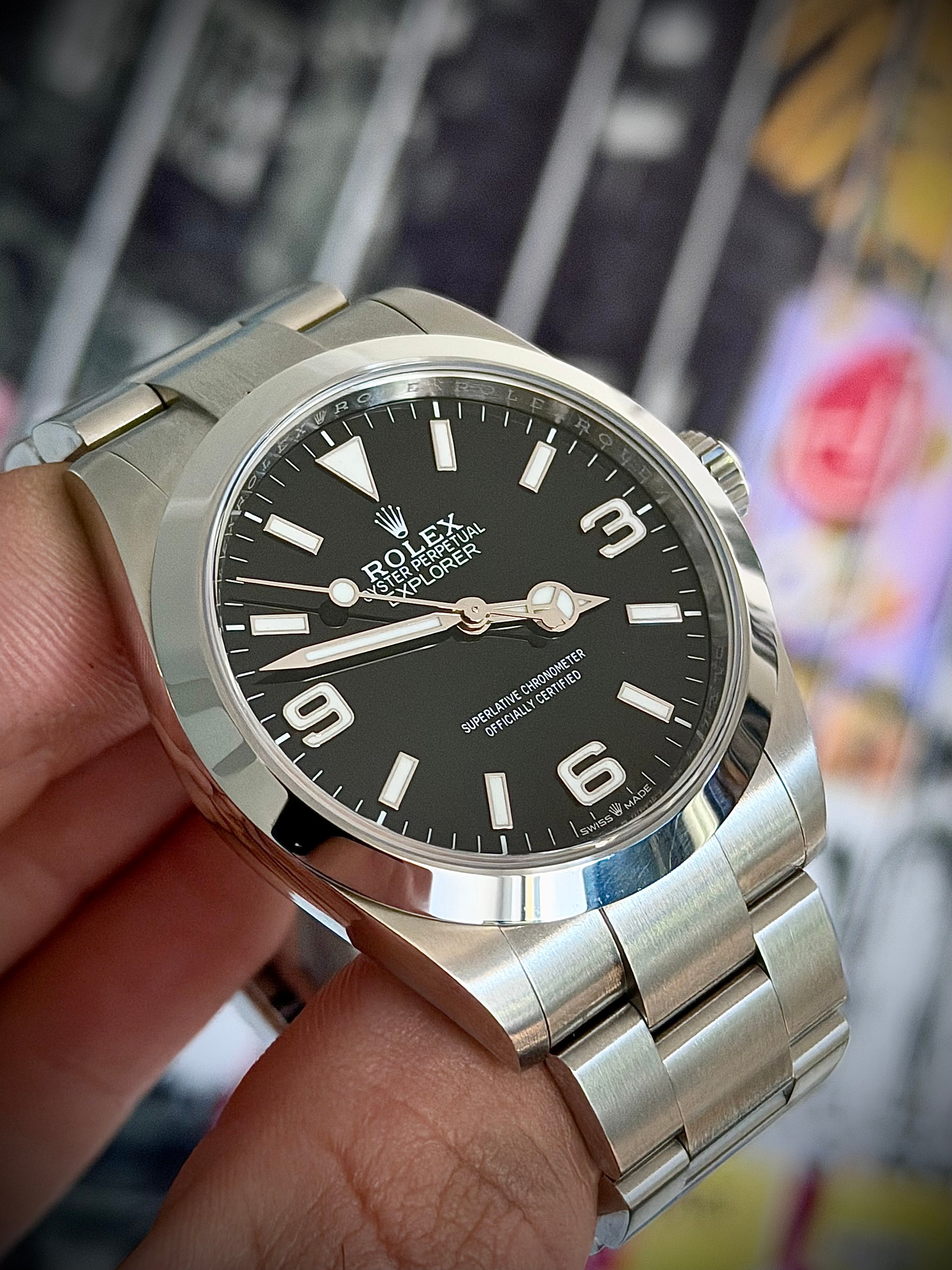 2025 ROLEX EXPLORER 40, 224270, FULL SET, INC GST