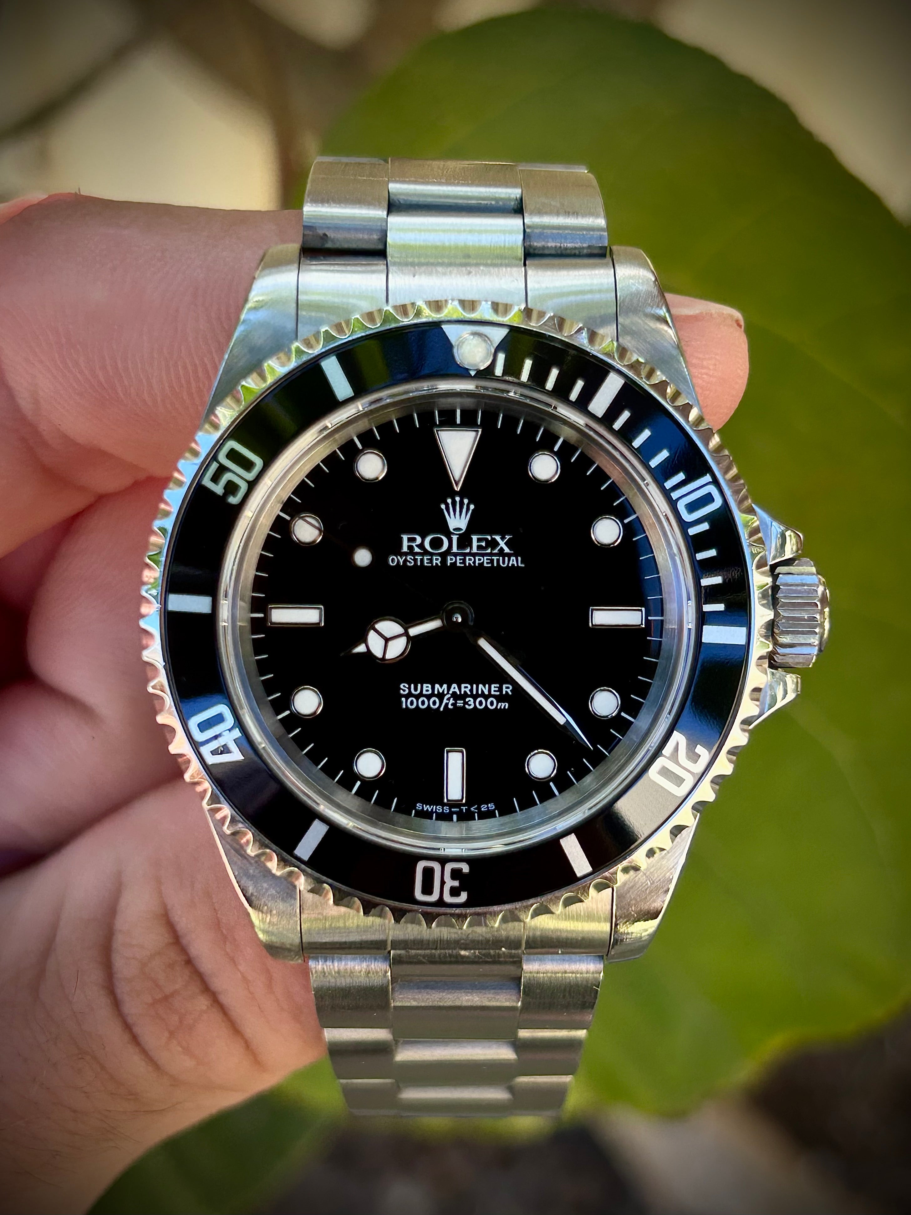 1996 ROLEX SUBMARINER NO-DATE, 14060, FULL COLLECTORS SET, INC GST