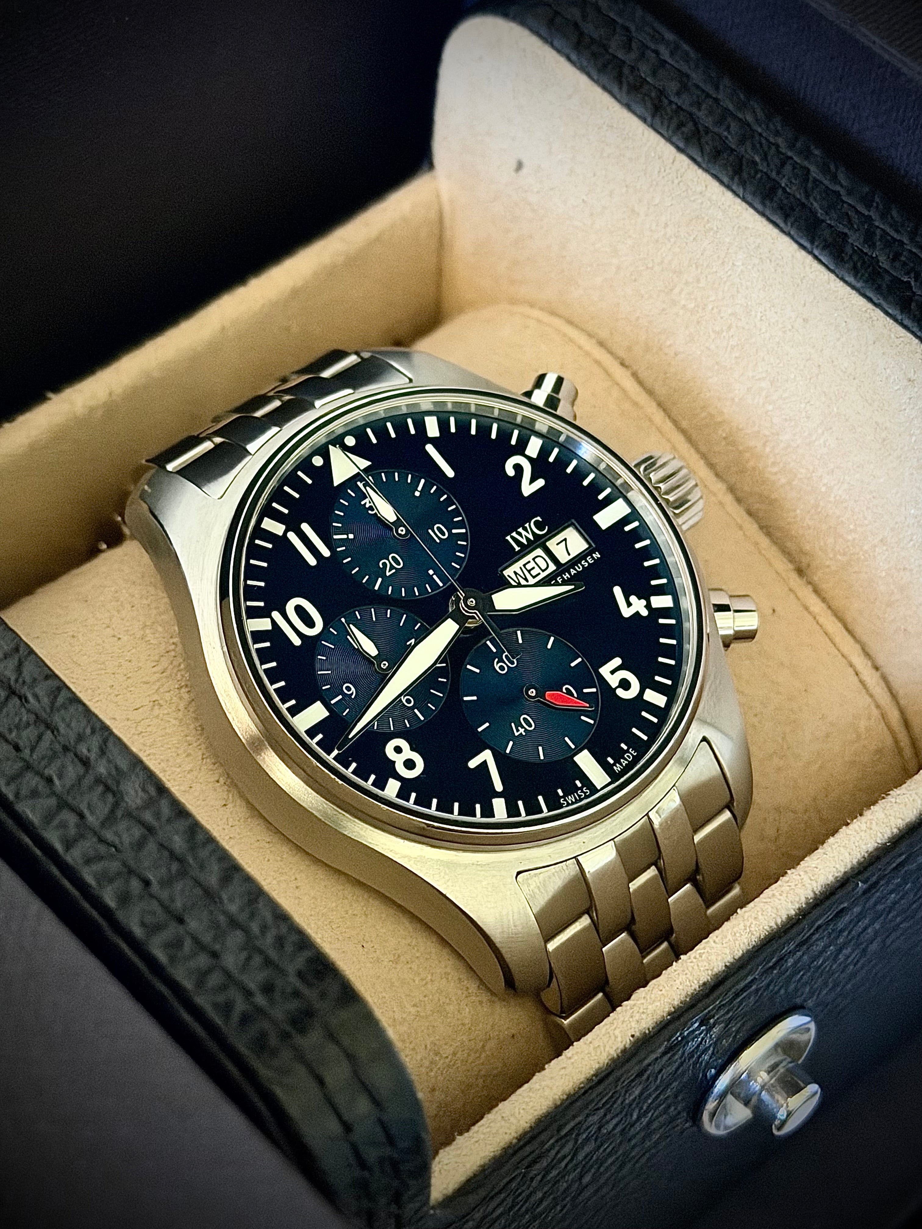 2022 IWC PILOT’S WATCH CHRONOGRAPH 41, IW388102, FULL SET, INC GST