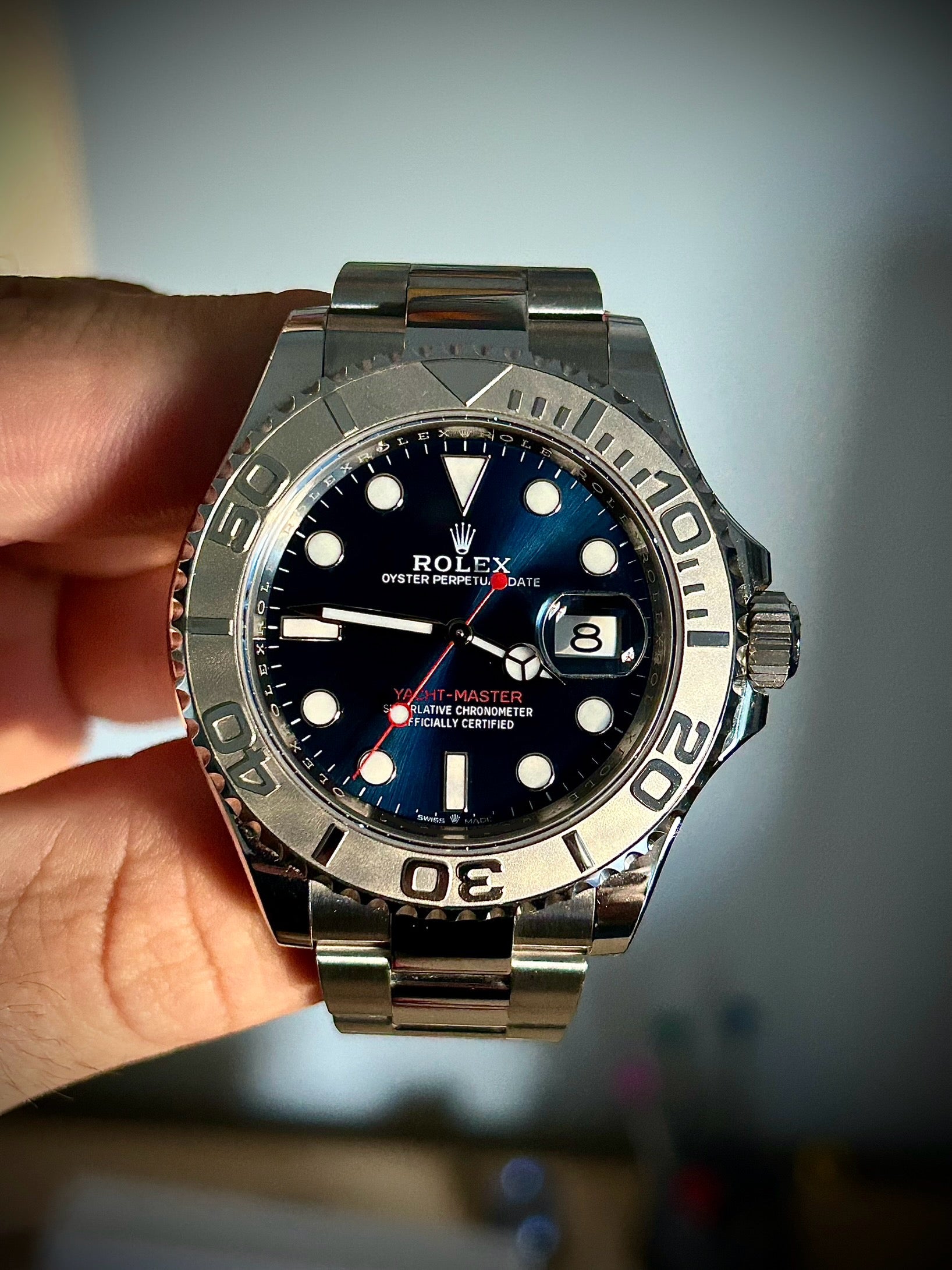 2023 ROLEX YACHT-MASTER 40, BLUE DIAL, 126622, FULL SET