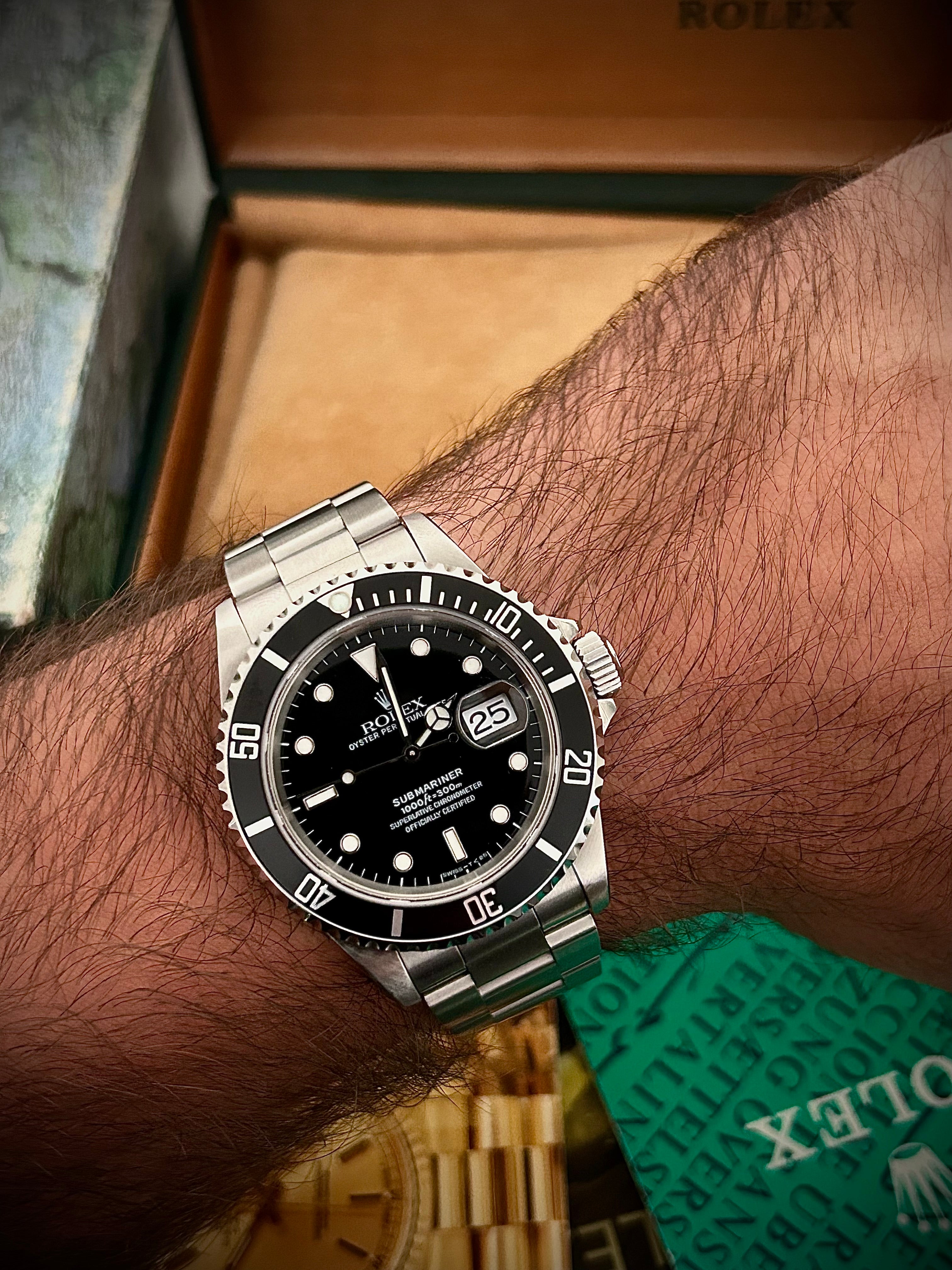 1996 ROLEX SUBMARINER DATE, 16610, 2023 RSC SERVICE, INC GST