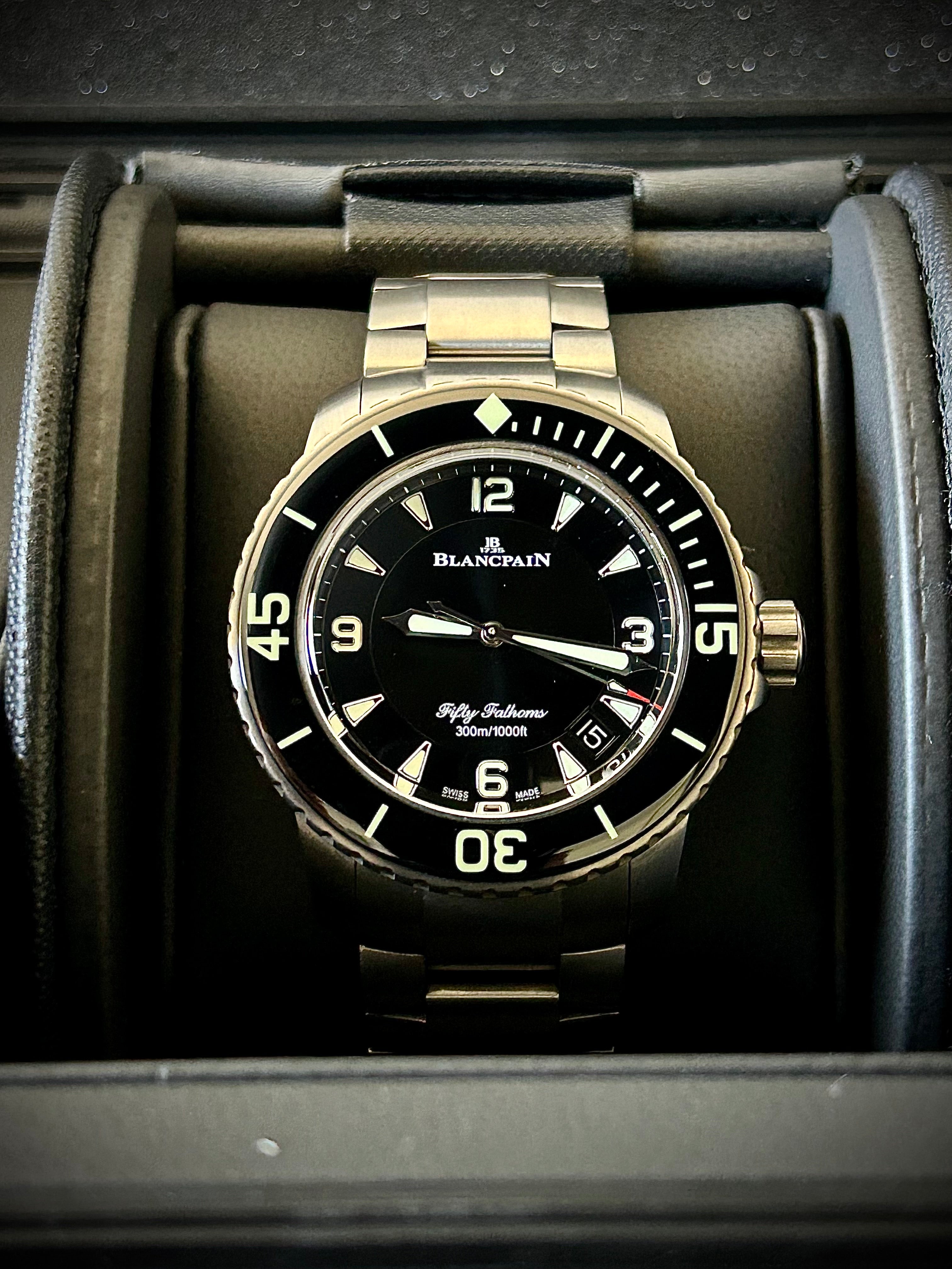 2024 BLANCPAIN FIFTY FATHOMS AUTOMATIQUE, 5015 12B30 98B, FULL SET, INC GST