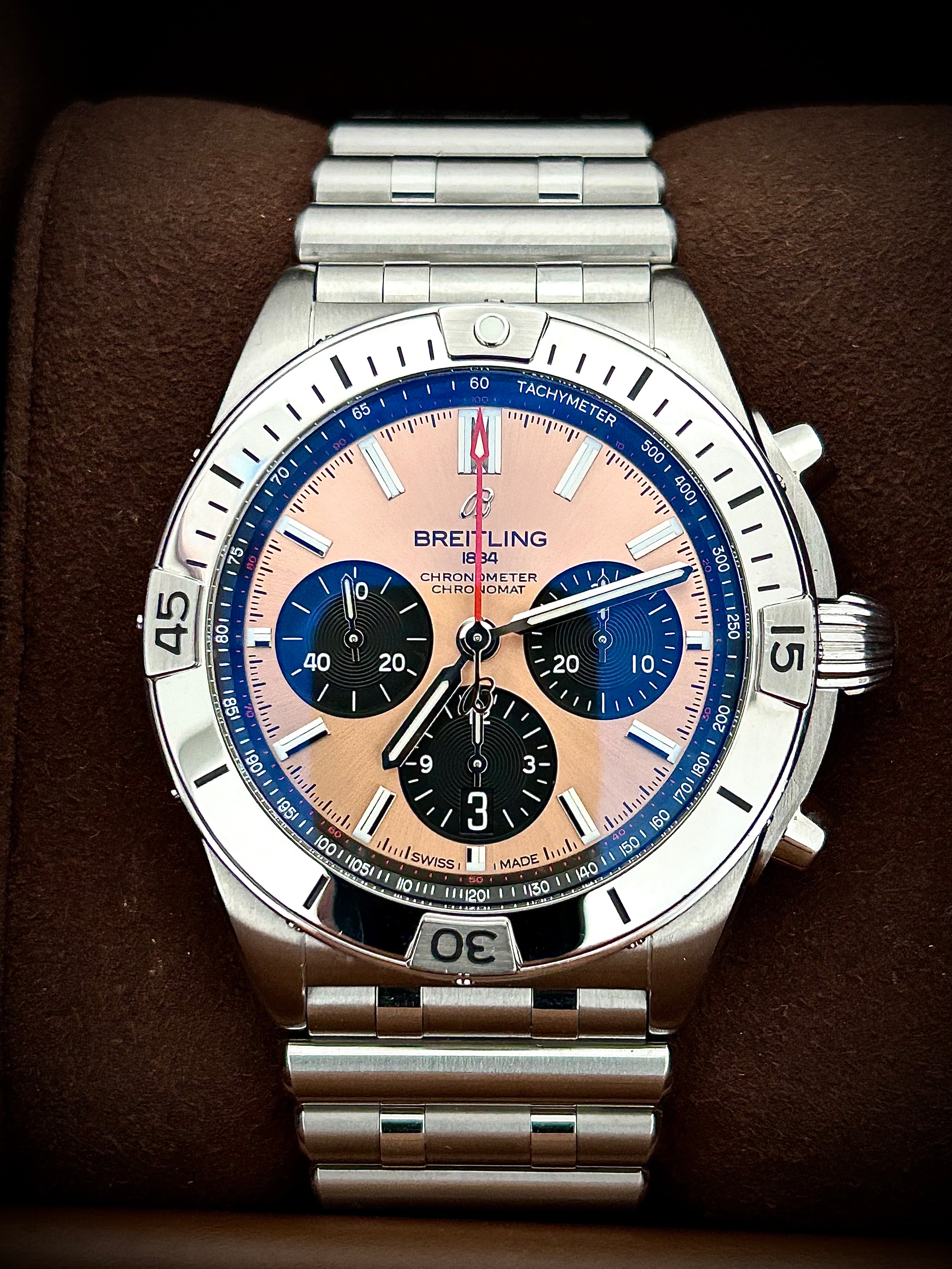 BREITLING CHRONOMAT B01 42, FULL SET, INC GST