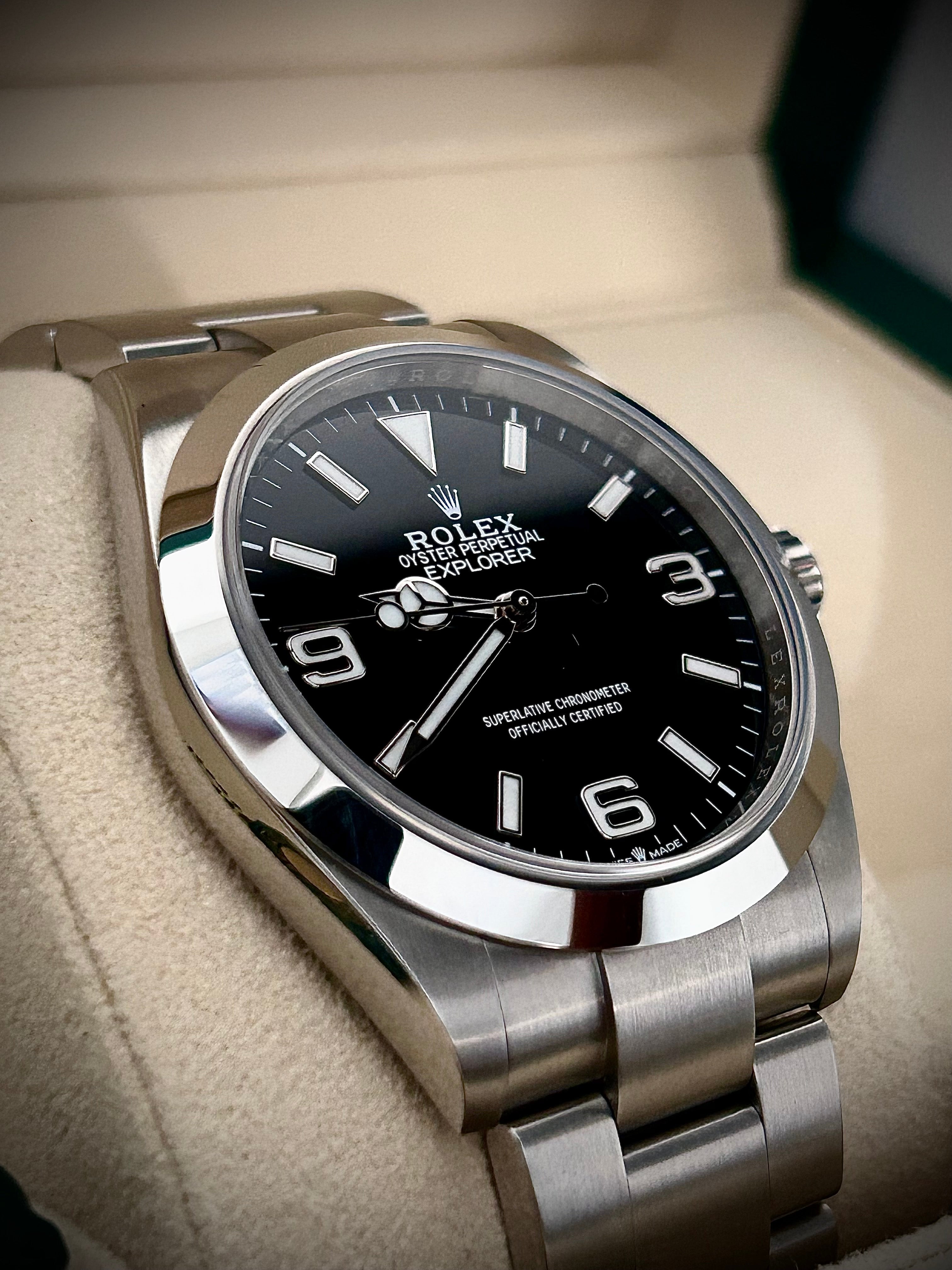 2024 ROLEX EXPLORER, 224270, FULL SET, INC GST