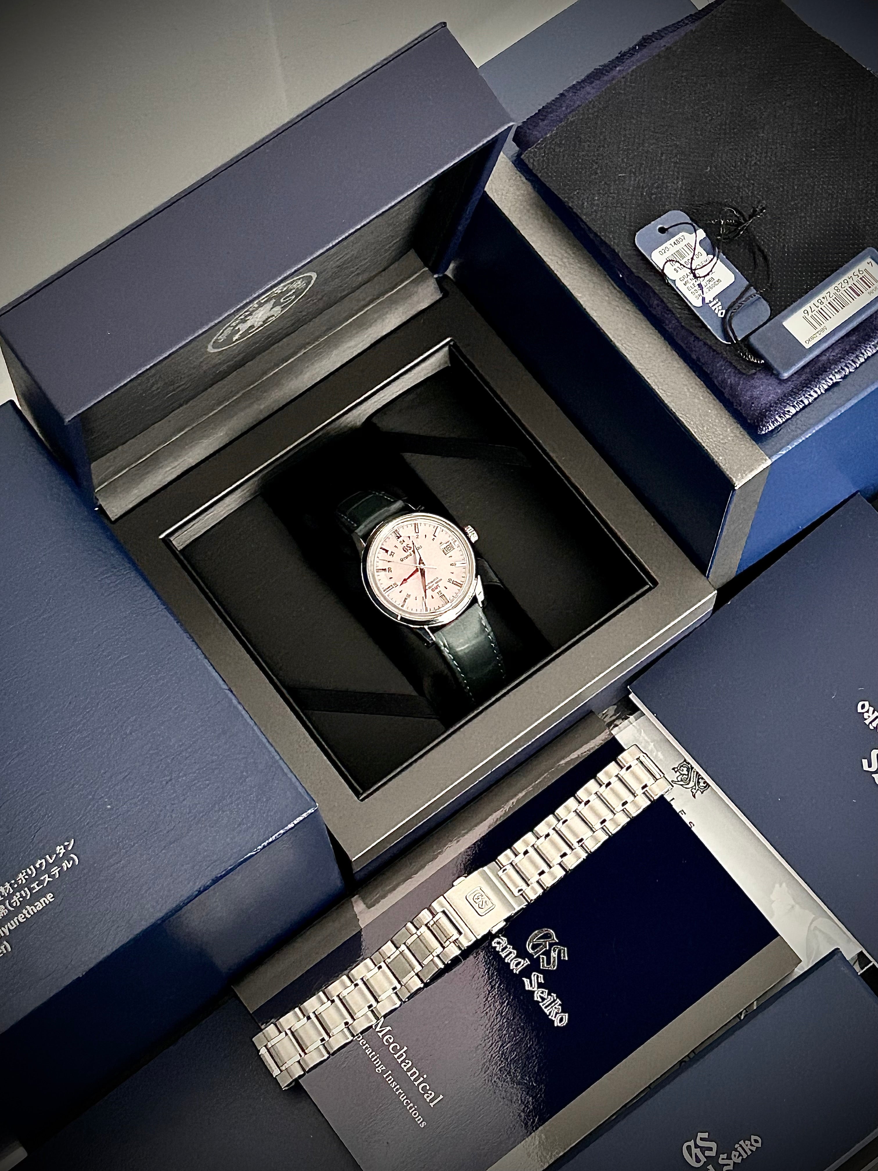 2022 GRAND SEIKO PINK FLANNEL FLOWER, 1 OF 50, SBGJ269, FULL SET, INC GST