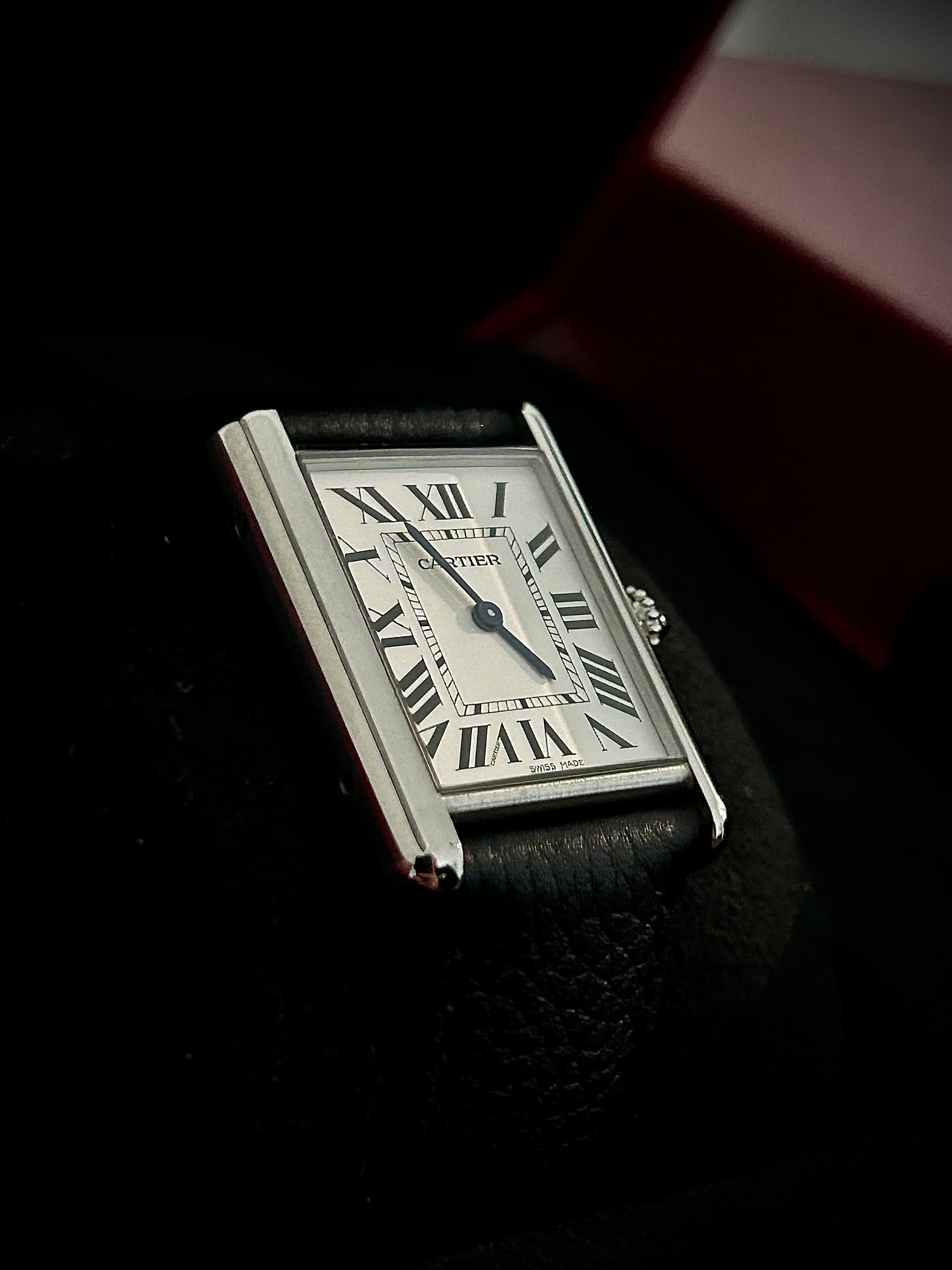 2023 CARTIER TANK MUST QUARTZ LARGE, FULL SET, INC GST