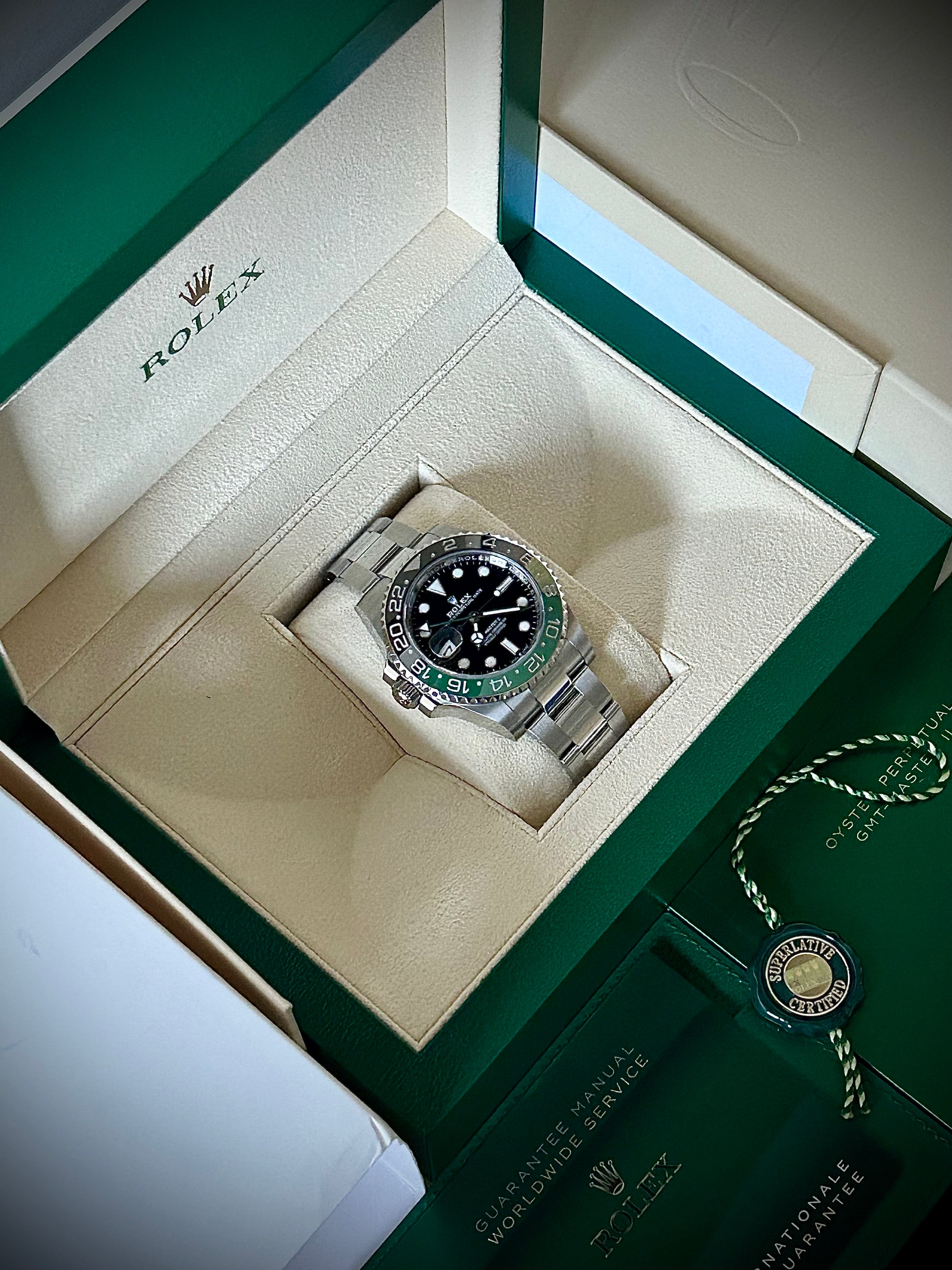 2024 ROLEX GMT-MASTER II “SPRITE”, FULL SET, INC GST