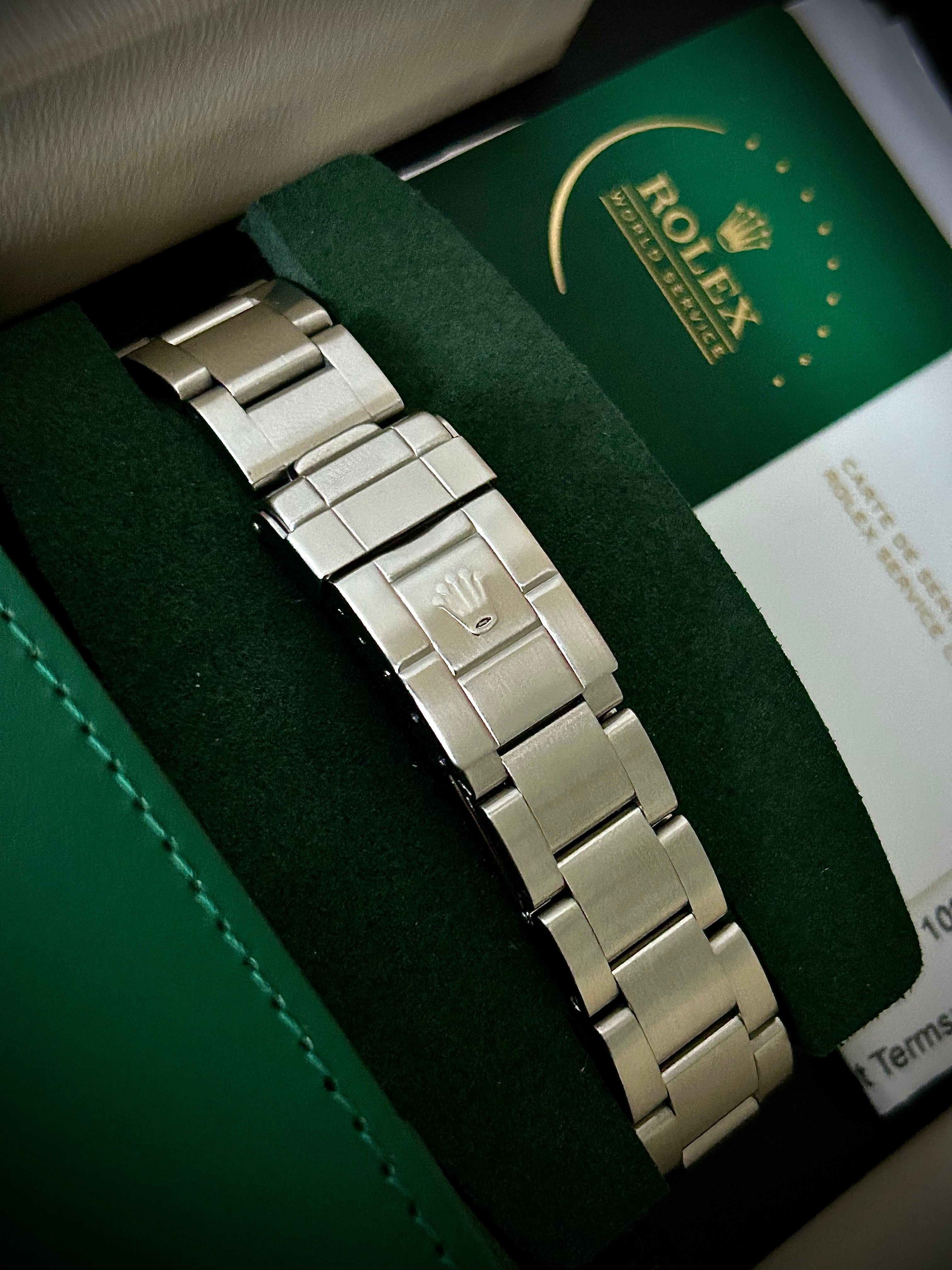 1999 ROLEX EXPLORER II “POLAR” 16570, WATCH AND SERVICE BOX WITH RSC INC GST