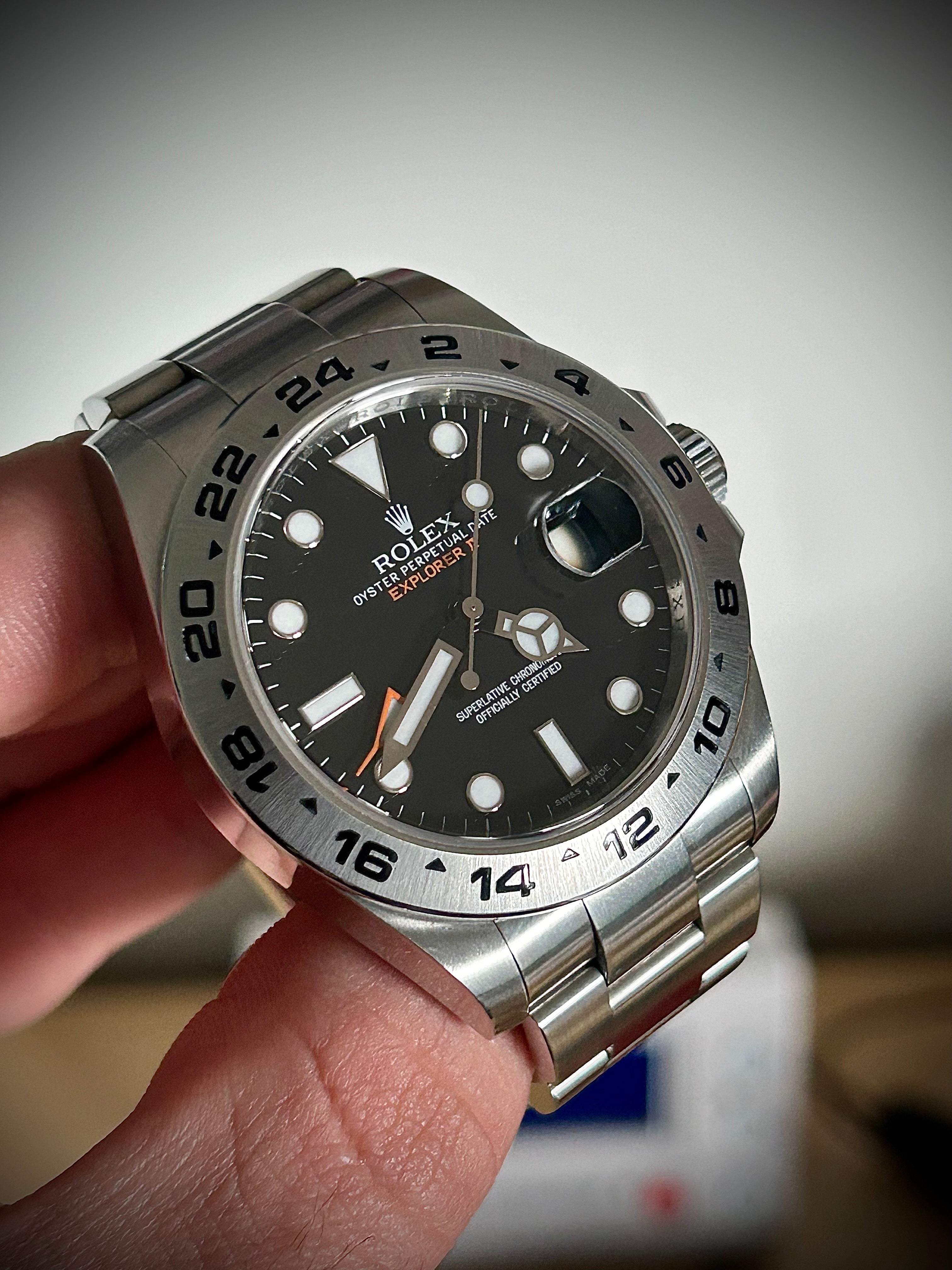 2016 ROLEX EXPLORER II, 216570, BOX AND PAPERS, INC GST