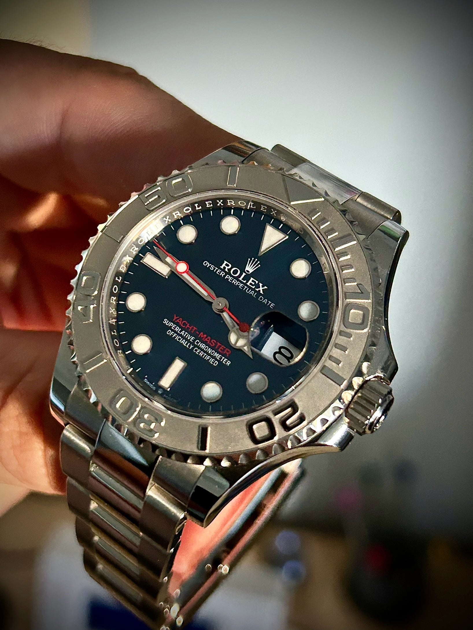 2023 ROLEX YACHT-MASTER 40, BLUE DIAL, 126622, FULL SET