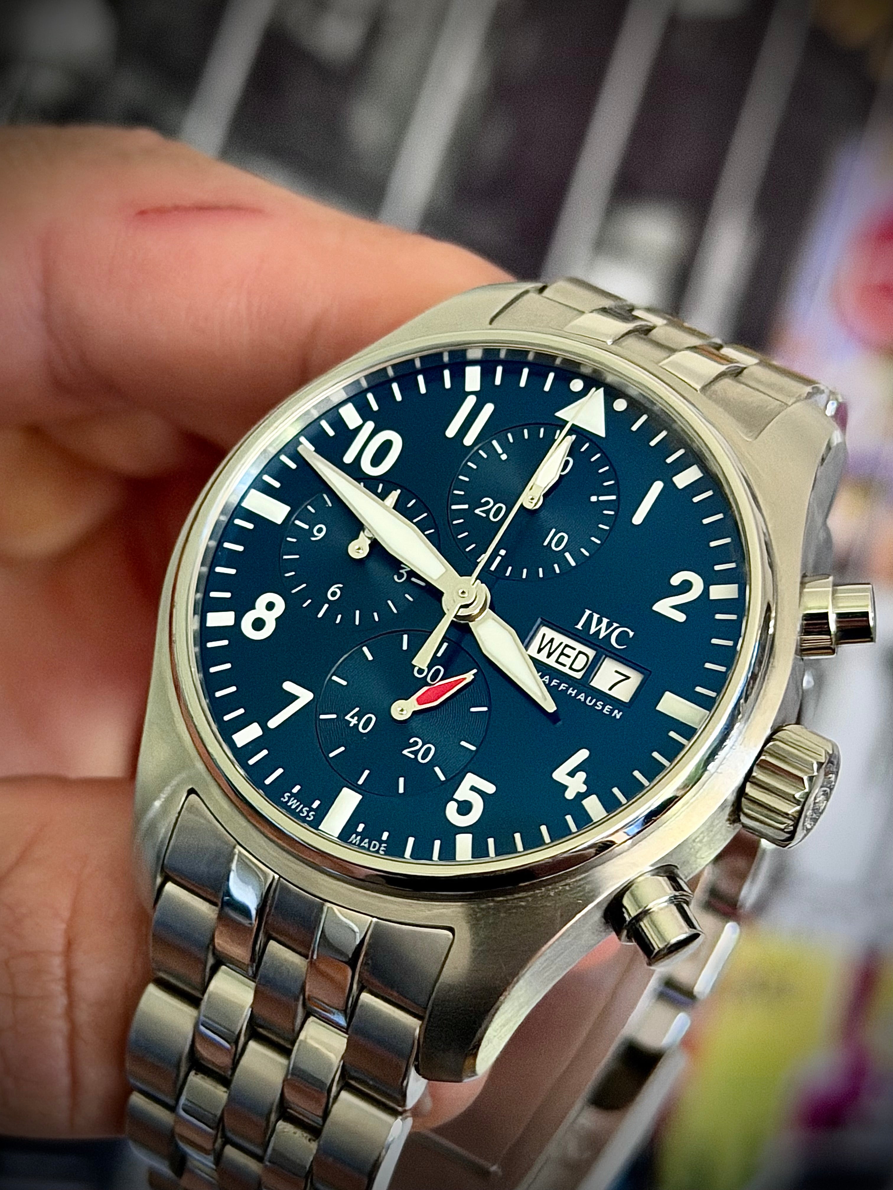 2022 IWC PILOT’S WATCH CHRONOGRAPH 41, IW388102, FULL SET, INC GST