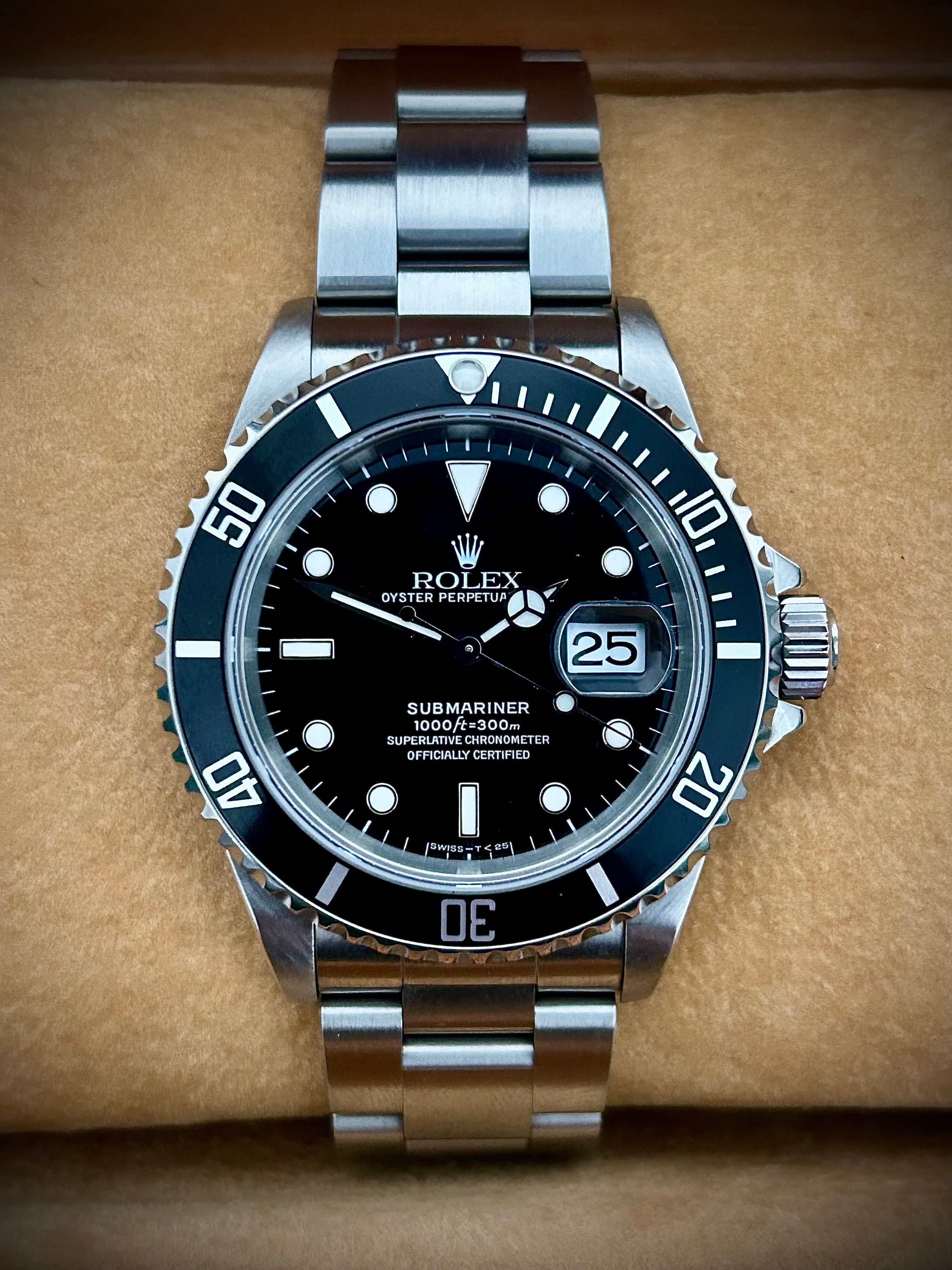 1996 ROLEX SUBMARINER DATE, 16610, 2023 RSC SERVICE, INC GST